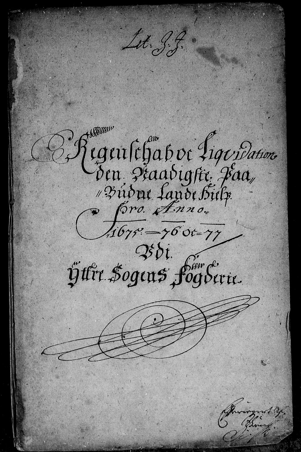 Rentekammeret inntil 1814, Reviderte regnskaper, Stiftamtstueregnskaper, Bergen stiftamt, RA/EA-6043/R/Rc/L0041: Bergen stiftamt, 1672-1677