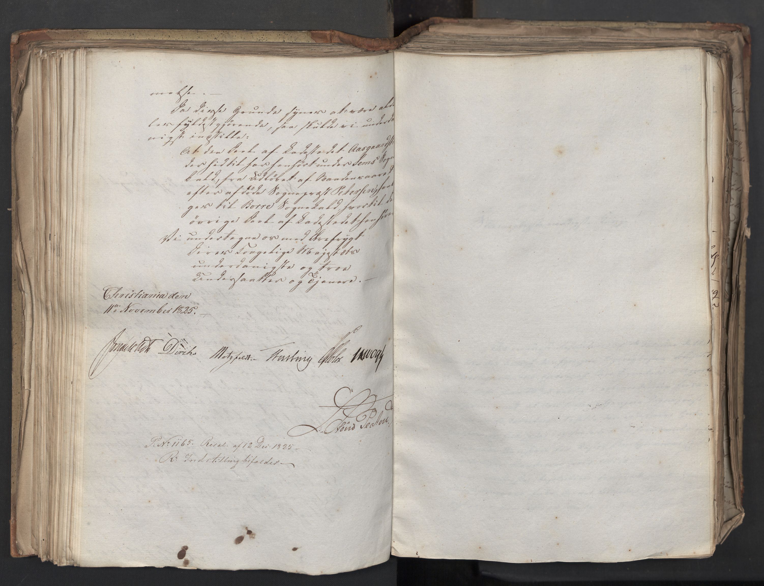 Statsrådsavdelingen i Stockholm, AV/RA-S-1003/D/Da/L0044: Regjeringsinnstillinger nr. 2846-3066, 1825, s. 202