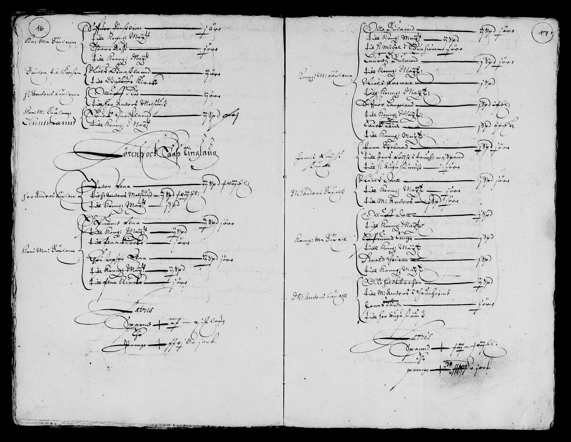Rentekammeret inntil 1814, Reviderte regnskaper, Lensregnskaper, AV/RA-EA-5023/R/Rb/Rbw/L0091: Trondheim len, 1647