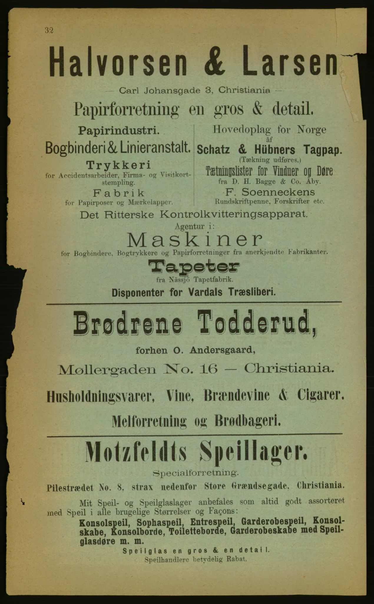 Kristiania/Oslo adressebok, PUBL/-, 1883, s. 32