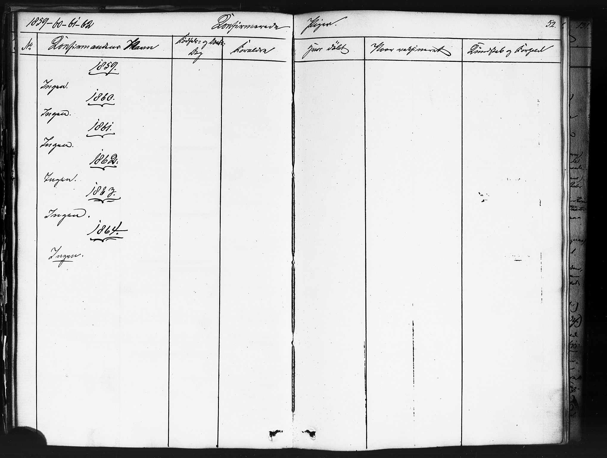 Kristiania tukthusprest Kirkebøker, SAO/A-10881/F/Fa/L0003: Ministerialbok nr. 3, 1831-1865, s. 52