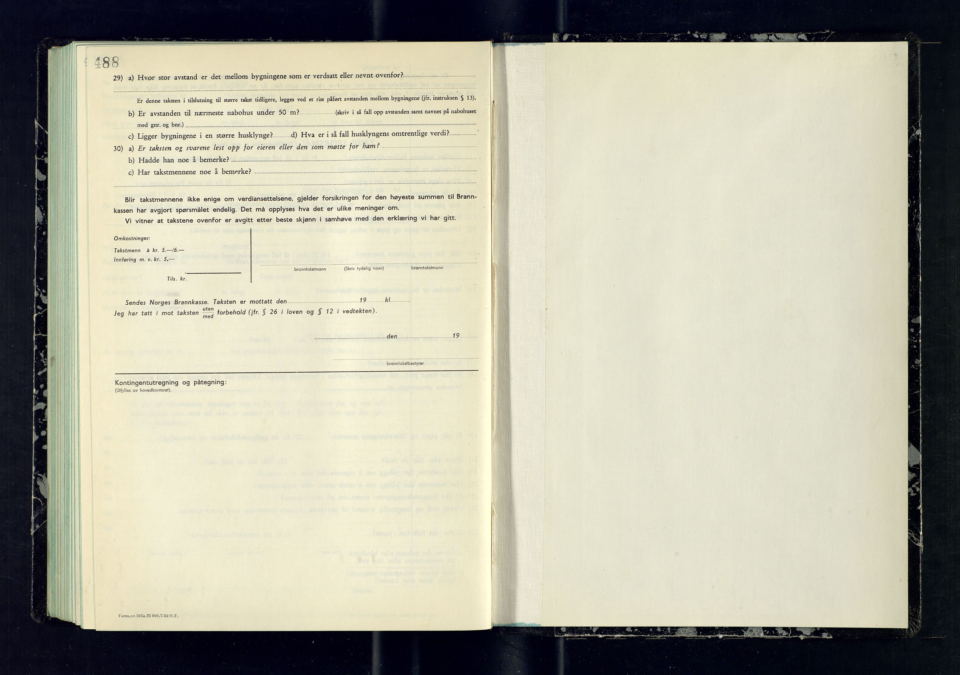 Alta lensmannskontor, AV/SATØ-S-1165/O/Ob/L0186: Branntakstprotokoll, 1953-1955