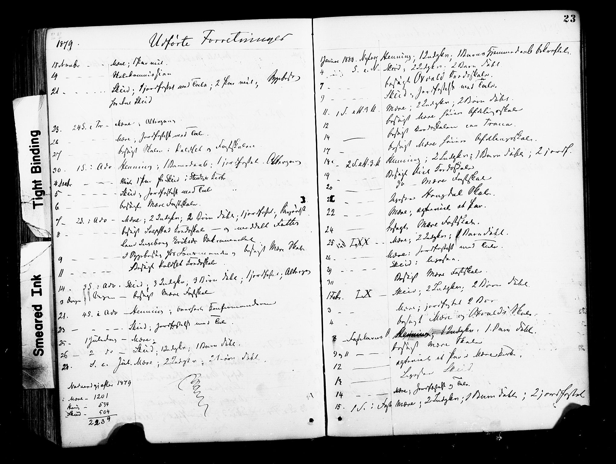 Ministerialprotokoller, klokkerbøker og fødselsregistre - Nord-Trøndelag, SAT/A-1458/735/L0348: Ministerialbok nr. 735A09 /1, 1873-1883, s. 23