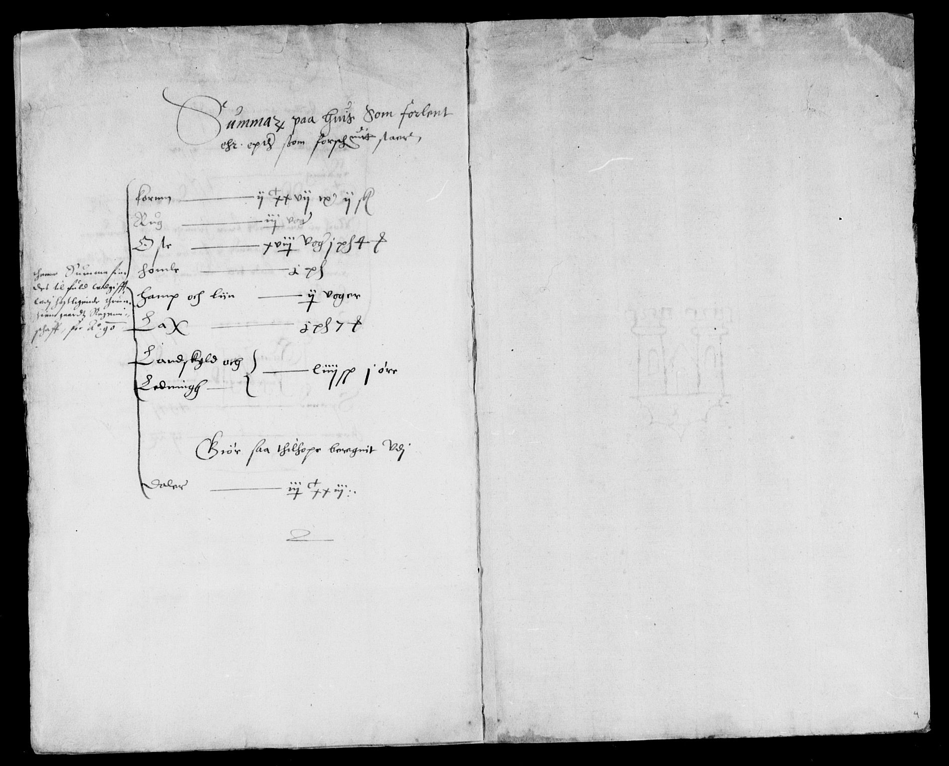 Rentekammeret inntil 1814, Reviderte regnskaper, Lensregnskaper, AV/RA-EA-5023/R/Rb/Rbw/L0001: Trondheim len, 1589-1593