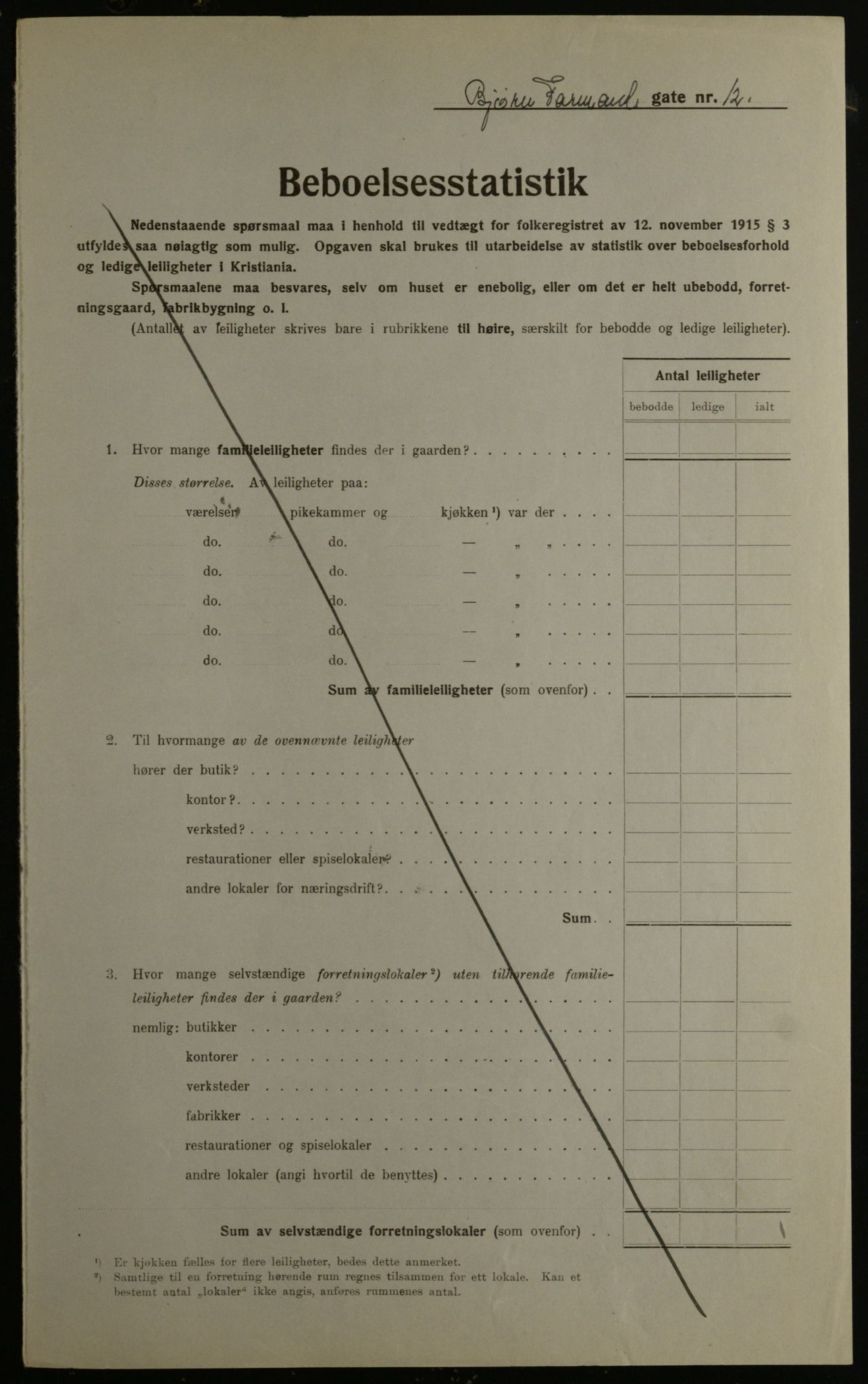 OBA, Kommunal folketelling 1.12.1923 for Kristiania, 1923, s. 7745