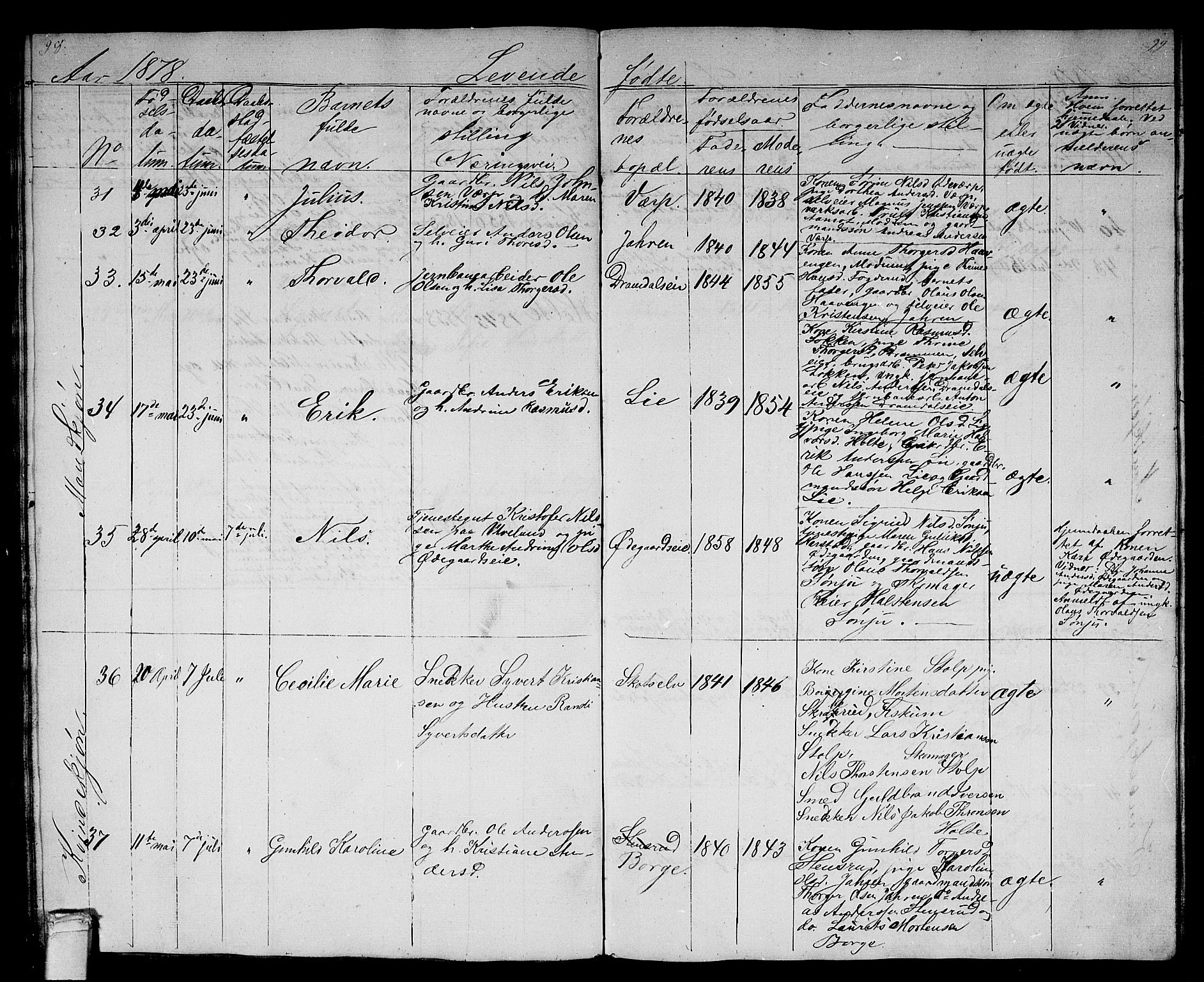 Eiker kirkebøker, AV/SAKO-A-4/G/Gb/L0002: Klokkerbok nr. II 2, 1865-1879, s. 98-99