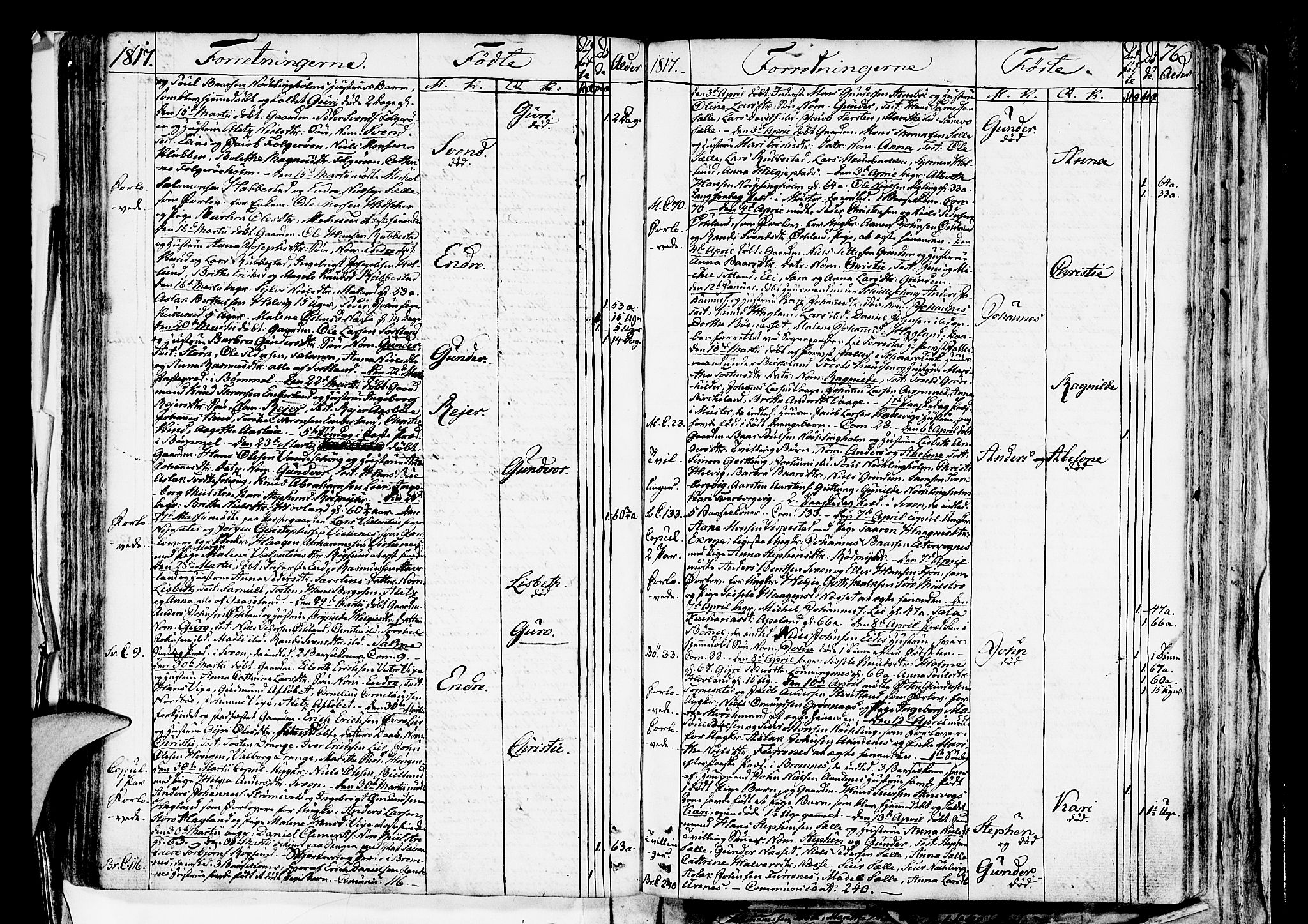 Finnås sokneprestembete, AV/SAB-A-99925/H/Ha/Haa/Haaa/L0004: Ministerialbok nr. A 4, 1804-1830, s. 76