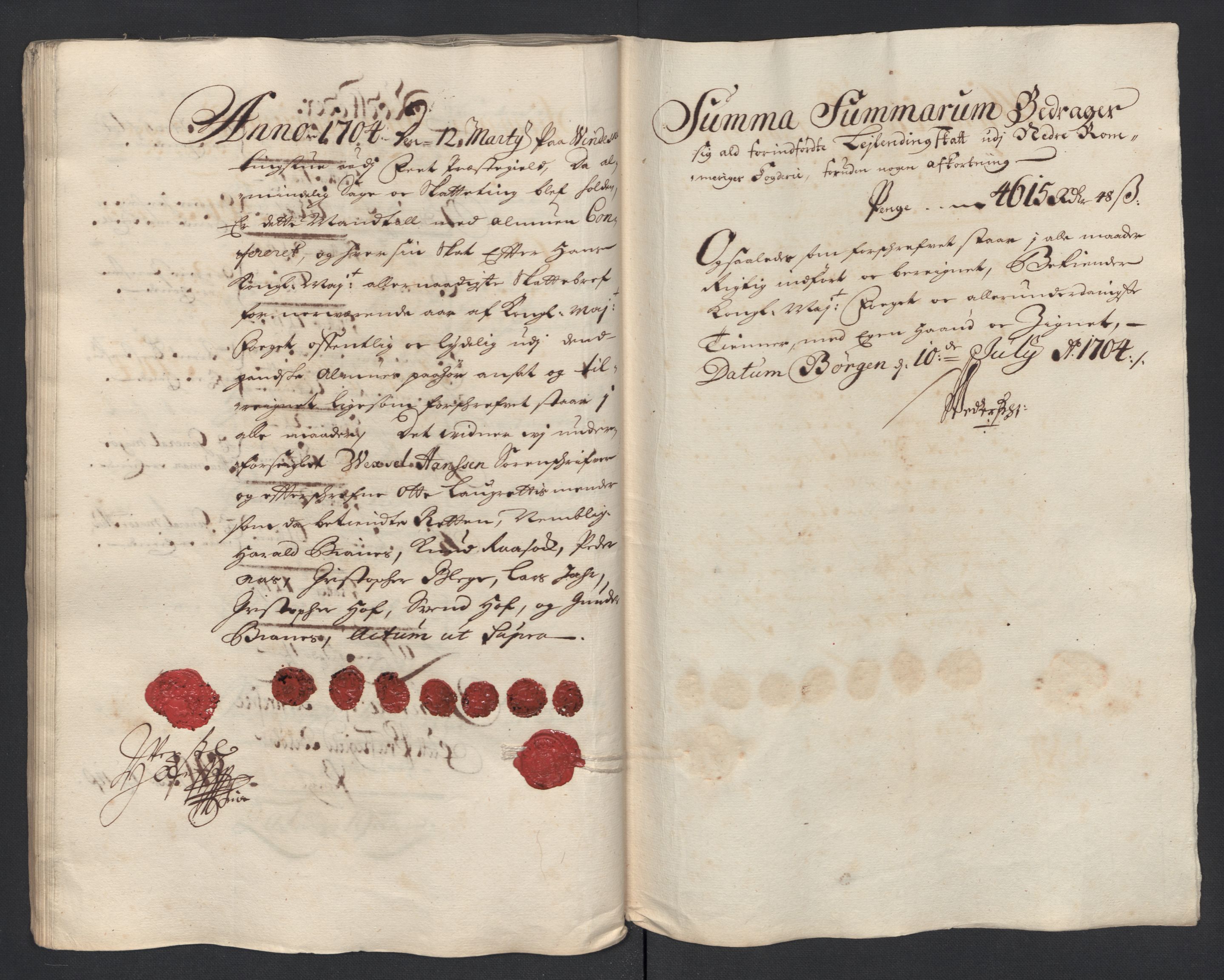 Rentekammeret inntil 1814, Reviderte regnskaper, Fogderegnskap, AV/RA-EA-4092/R11/L0588: Fogderegnskap Nedre Romerike, 1704, s. 140