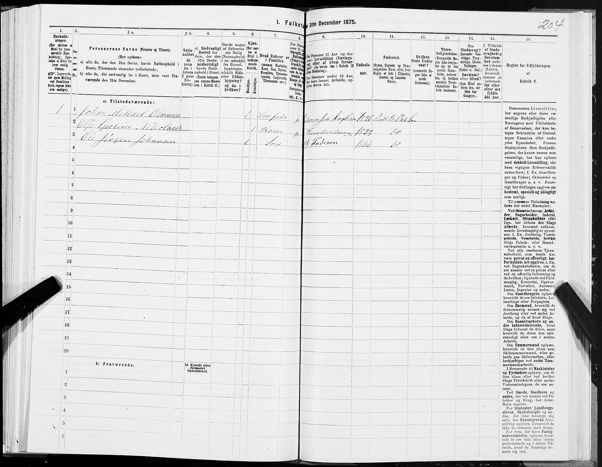 SAT, Folketelling 1875 for 1811P Bindal prestegjeld, 1875, s. 1204