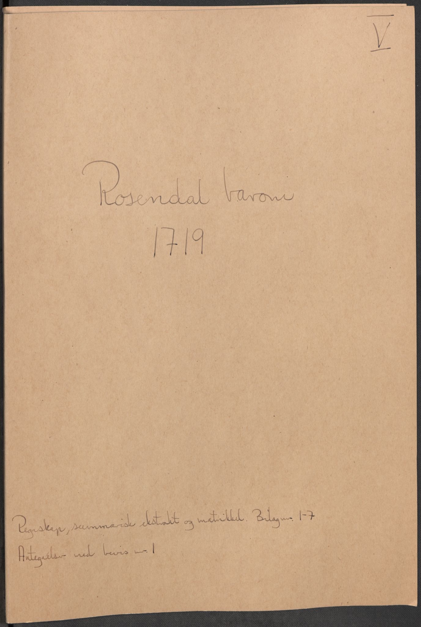 Rentekammeret inntil 1814, Reviderte regnskaper, Fogderegnskap, RA/EA-4092/R49/L3140: Fogderegnskap Rosendal Baroni, 1718-1720, s. 92