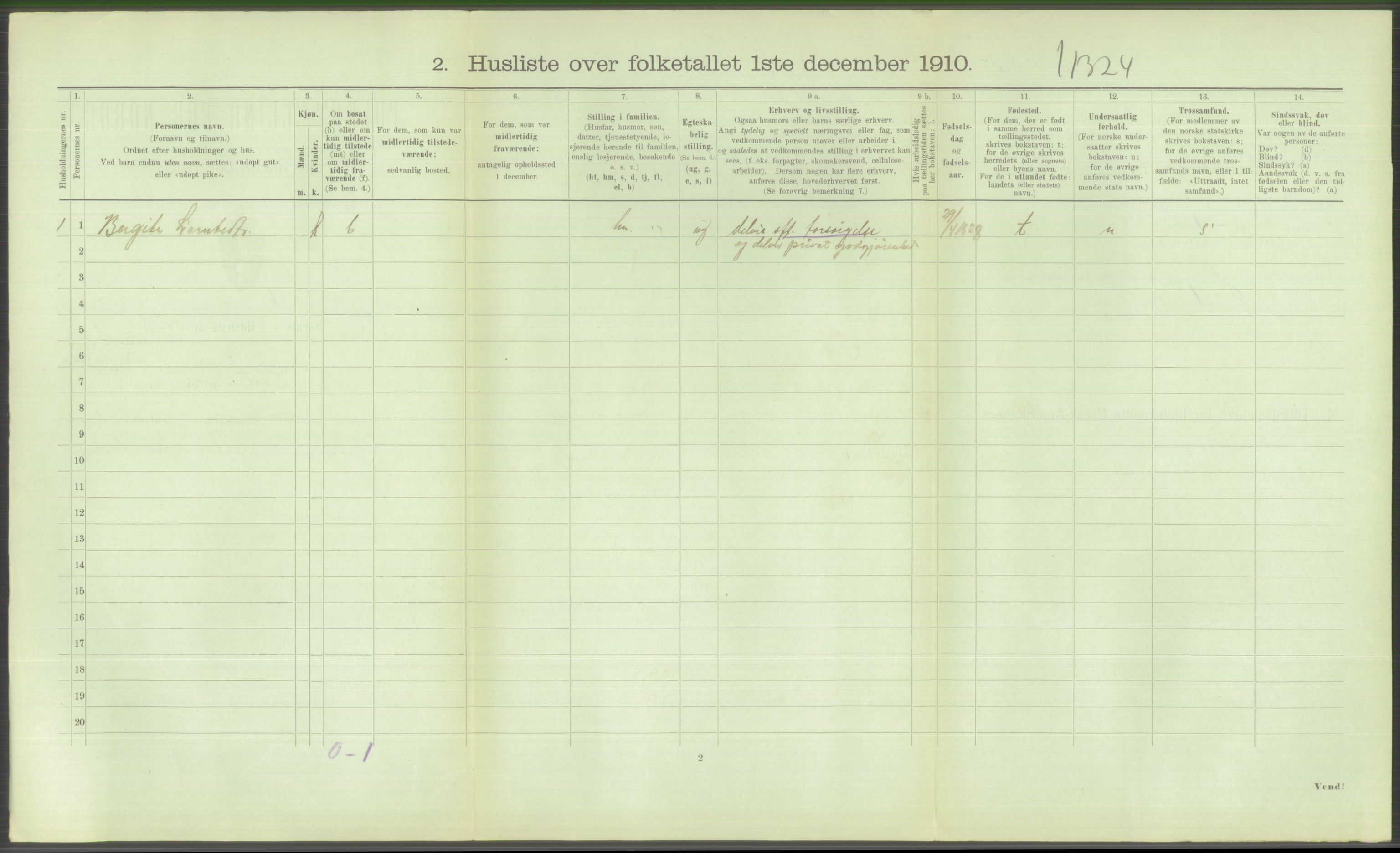 RA, Folketelling 1910 for 1728 Hustad (Sandvollan) herred, 1910, s. 218