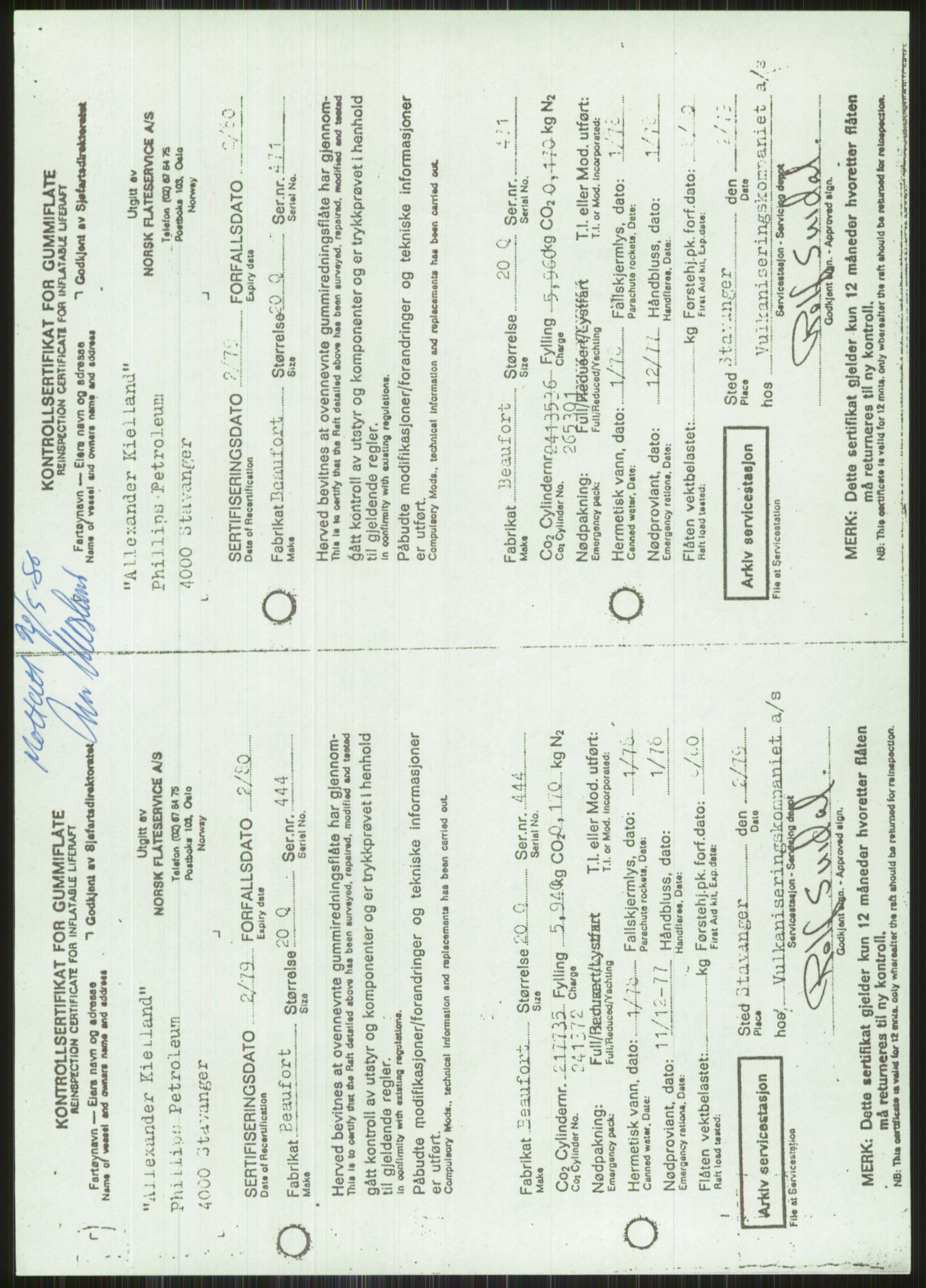 Justisdepartementet, Granskningskommisjonen ved Alexander Kielland-ulykken 27.3.1980, AV/RA-S-1165/D/L0015: L Health and Safety Executive (Doku.liste + L1 av 1)/M Lloyds Register (Doku.liste + M1-M5 av 10)/ N Redningsutstyr (Doku.liste + N1-N43 av 43) , 1980-1981, s. 783