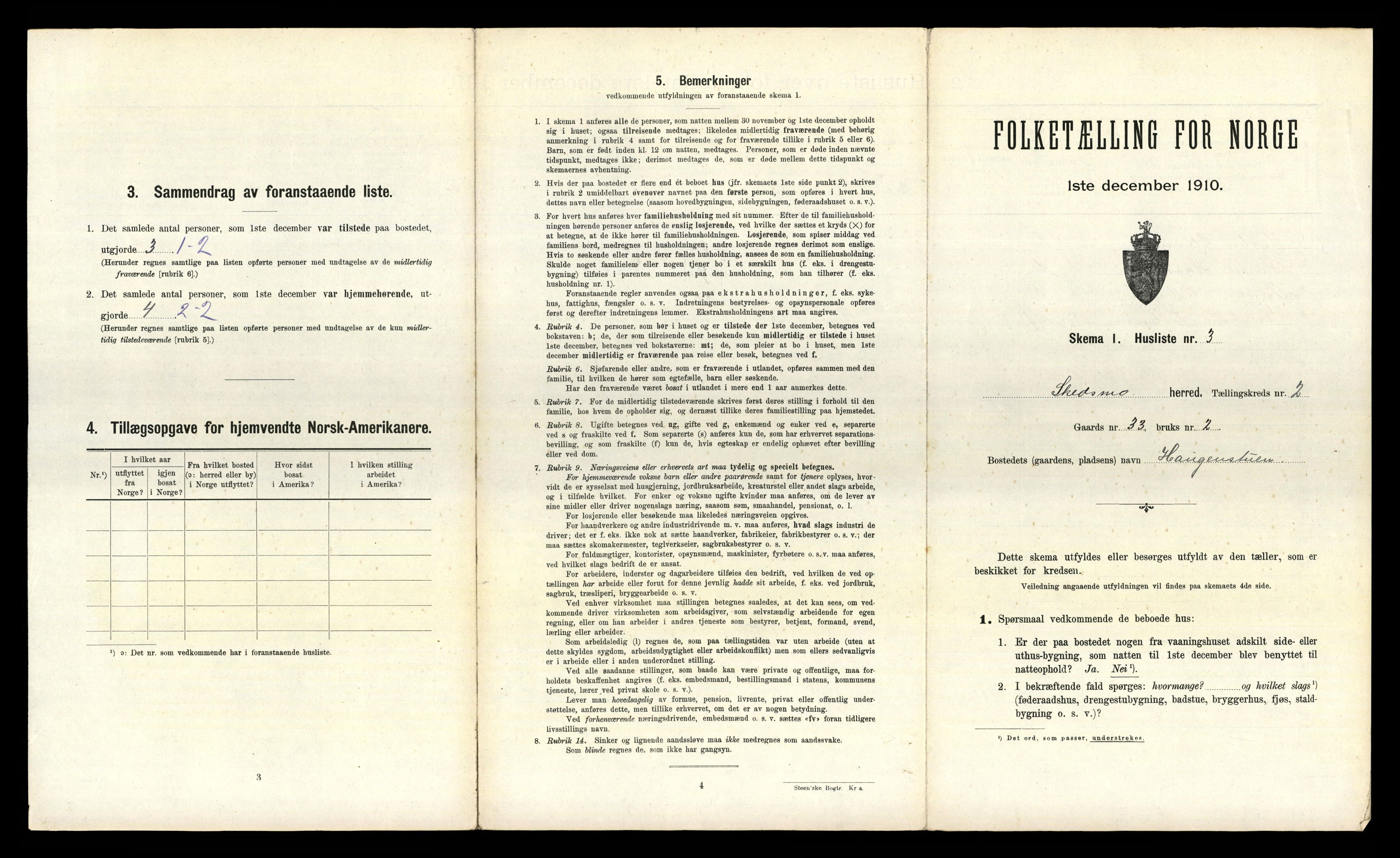 RA, Folketelling 1910 for 0231 Skedsmo herred, 1910, s. 455