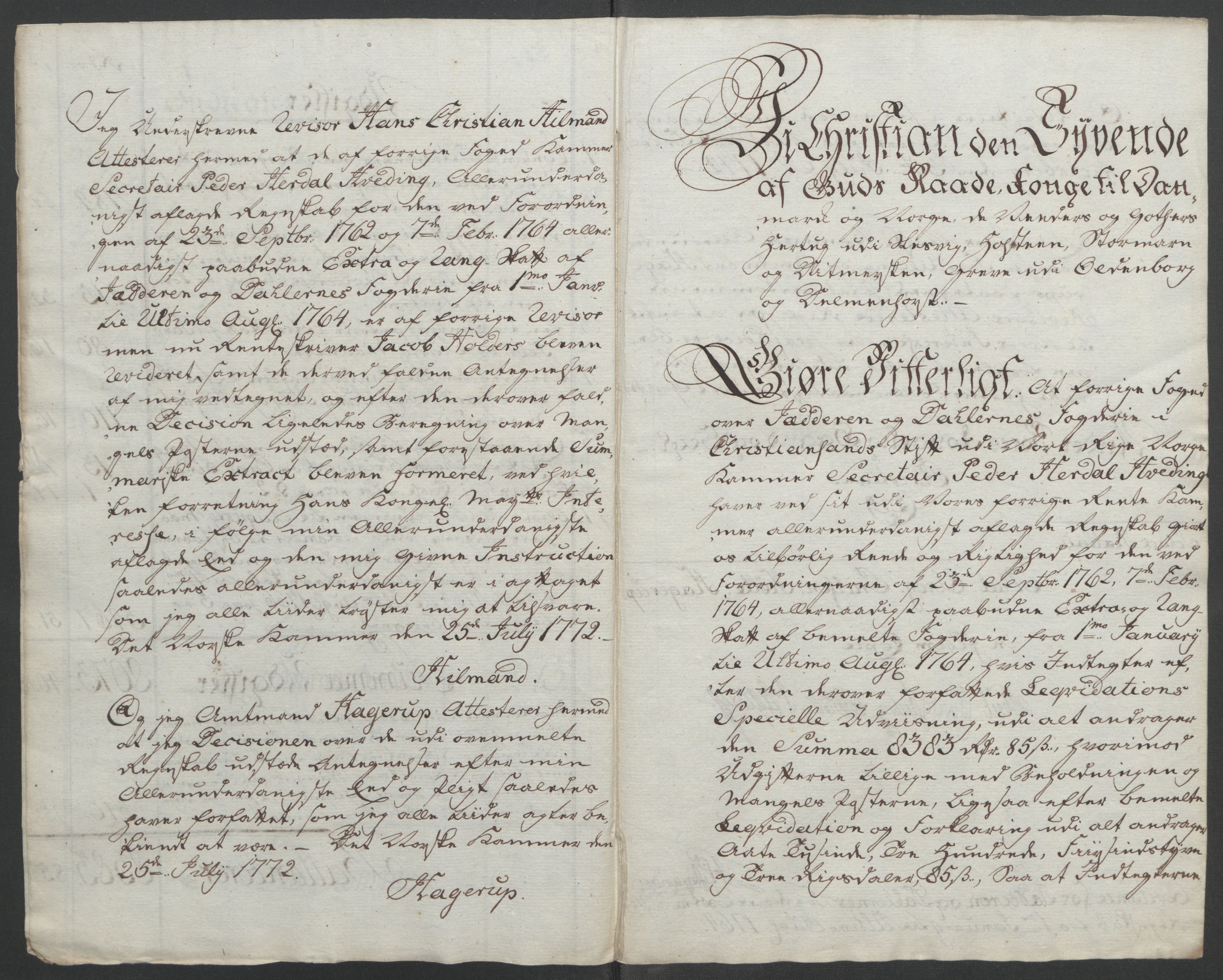 Rentekammeret inntil 1814, Reviderte regnskaper, Fogderegnskap, AV/RA-EA-4092/R46/L2835: Ekstraskatten Jæren og Dalane, 1762-1764, s. 148