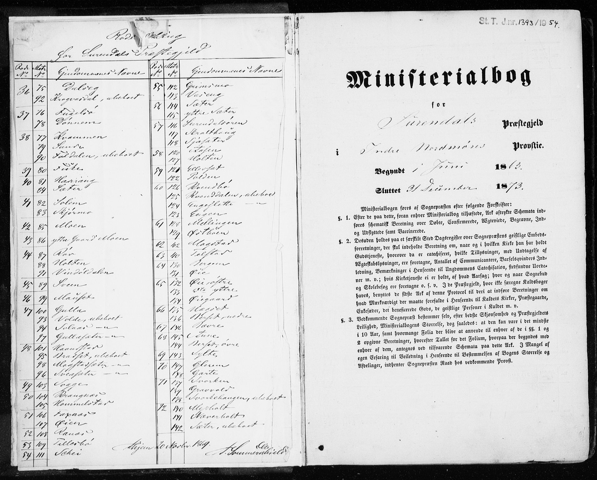 Ministerialprotokoller, klokkerbøker og fødselsregistre - Møre og Romsdal, AV/SAT-A-1454/595/L1045: Ministerialbok nr. 595A07, 1863-1873