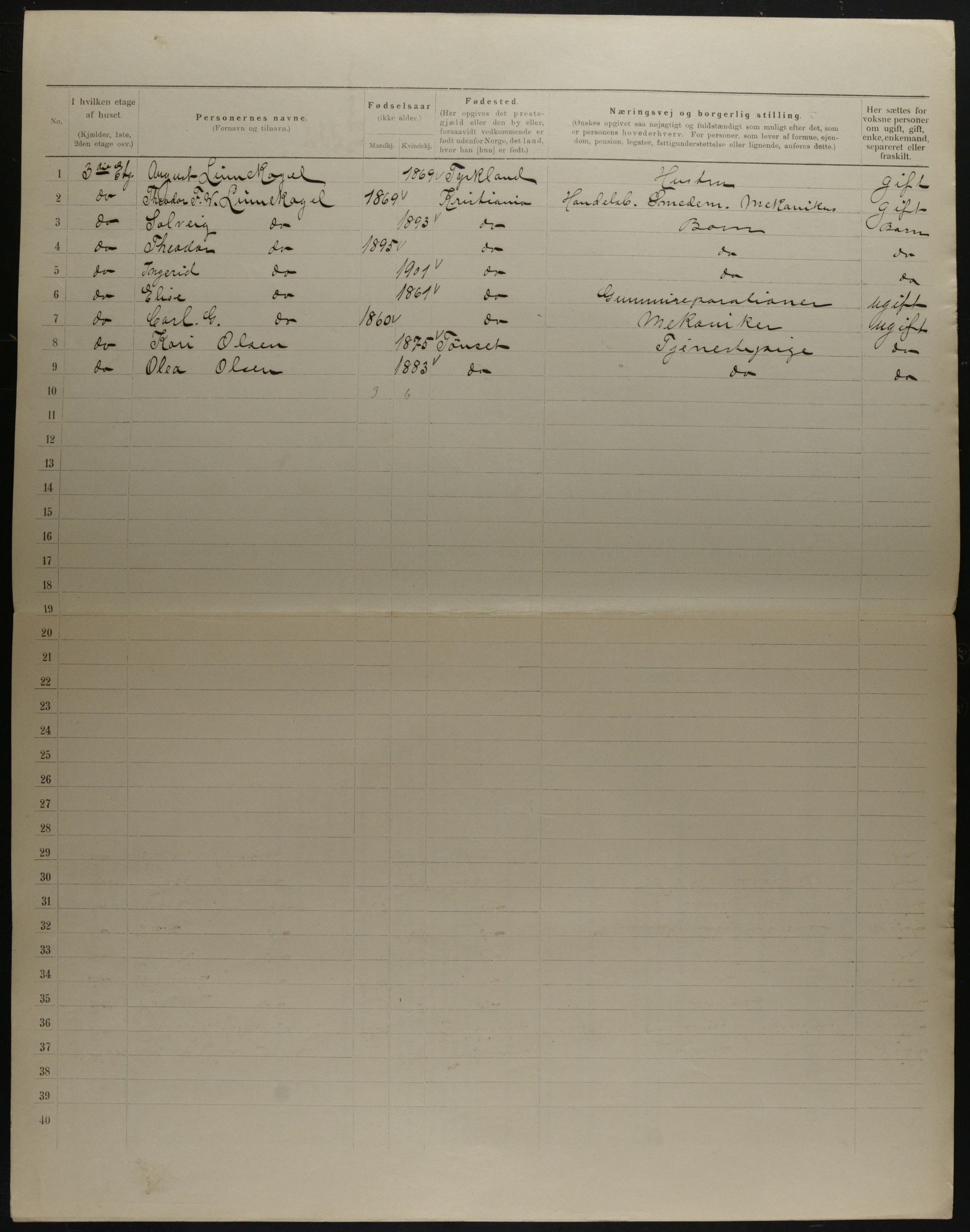 OBA, Kommunal folketelling 31.12.1901 for Kristiania kjøpstad, 1901, s. 19488