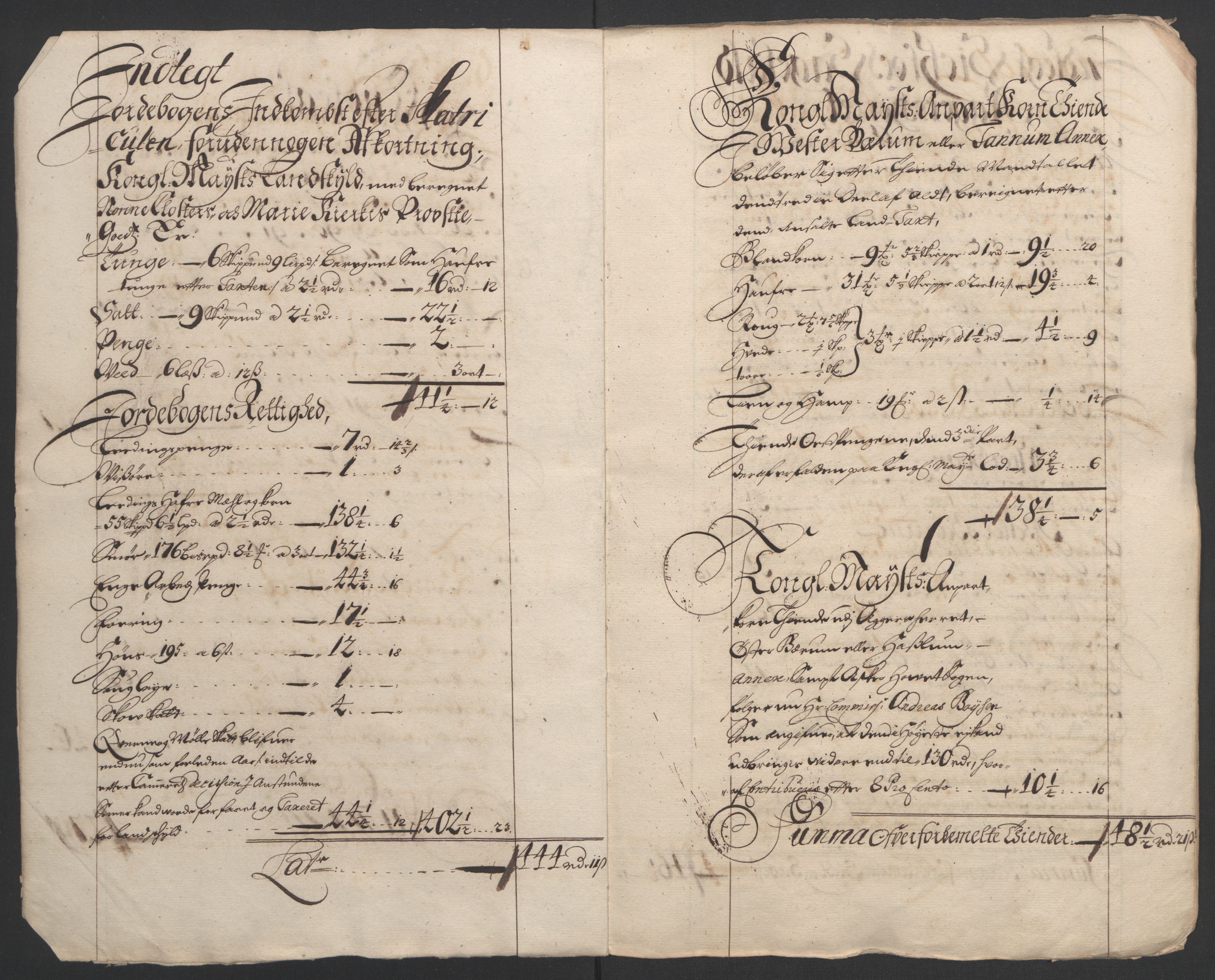 Rentekammeret inntil 1814, Reviderte regnskaper, Fogderegnskap, RA/EA-4092/R08/L0426: Fogderegnskap Aker, 1692-1693, s. 5