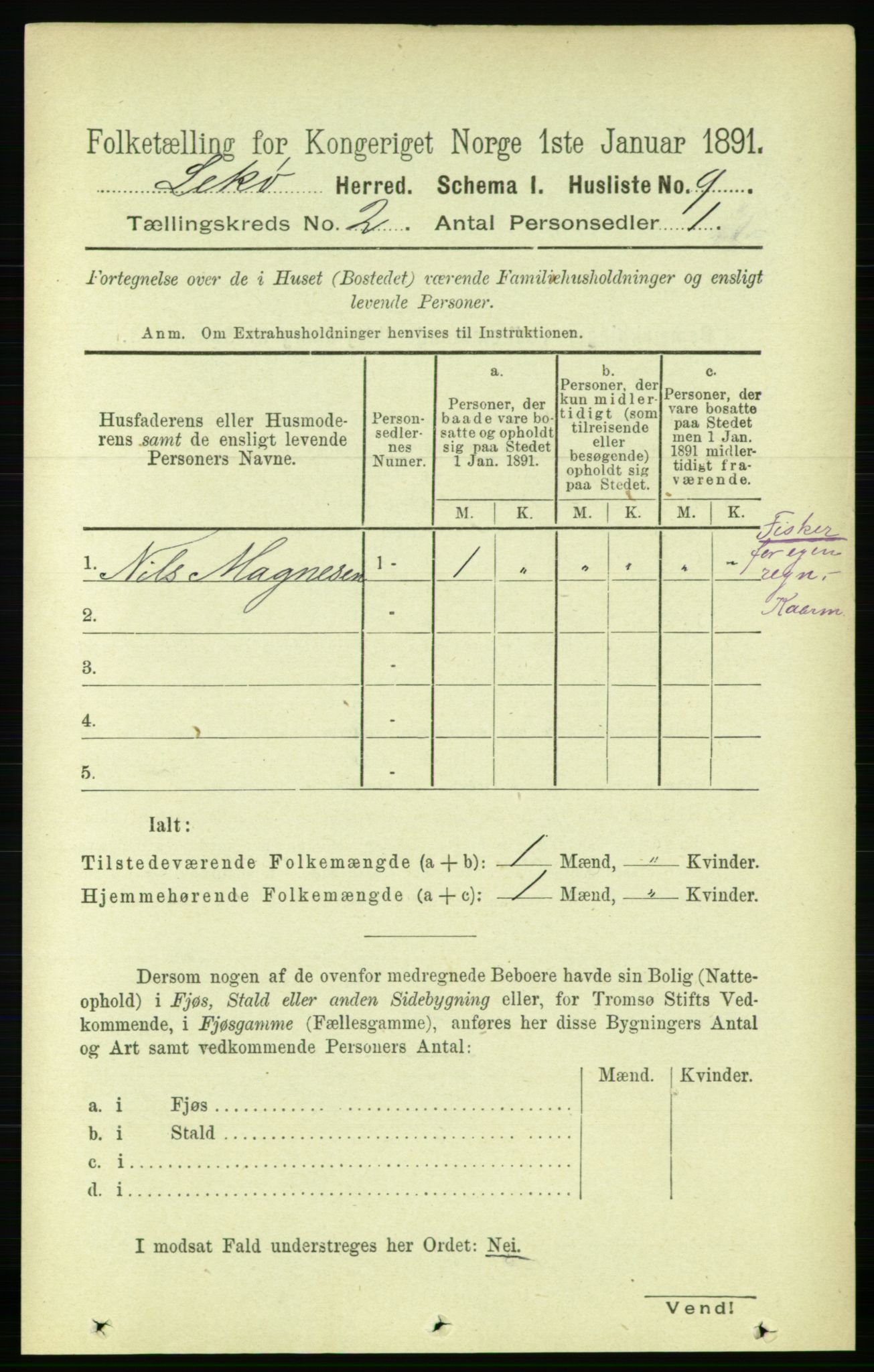 RA, Folketelling 1891 for 1755 Leka herred, 1891, s. 915