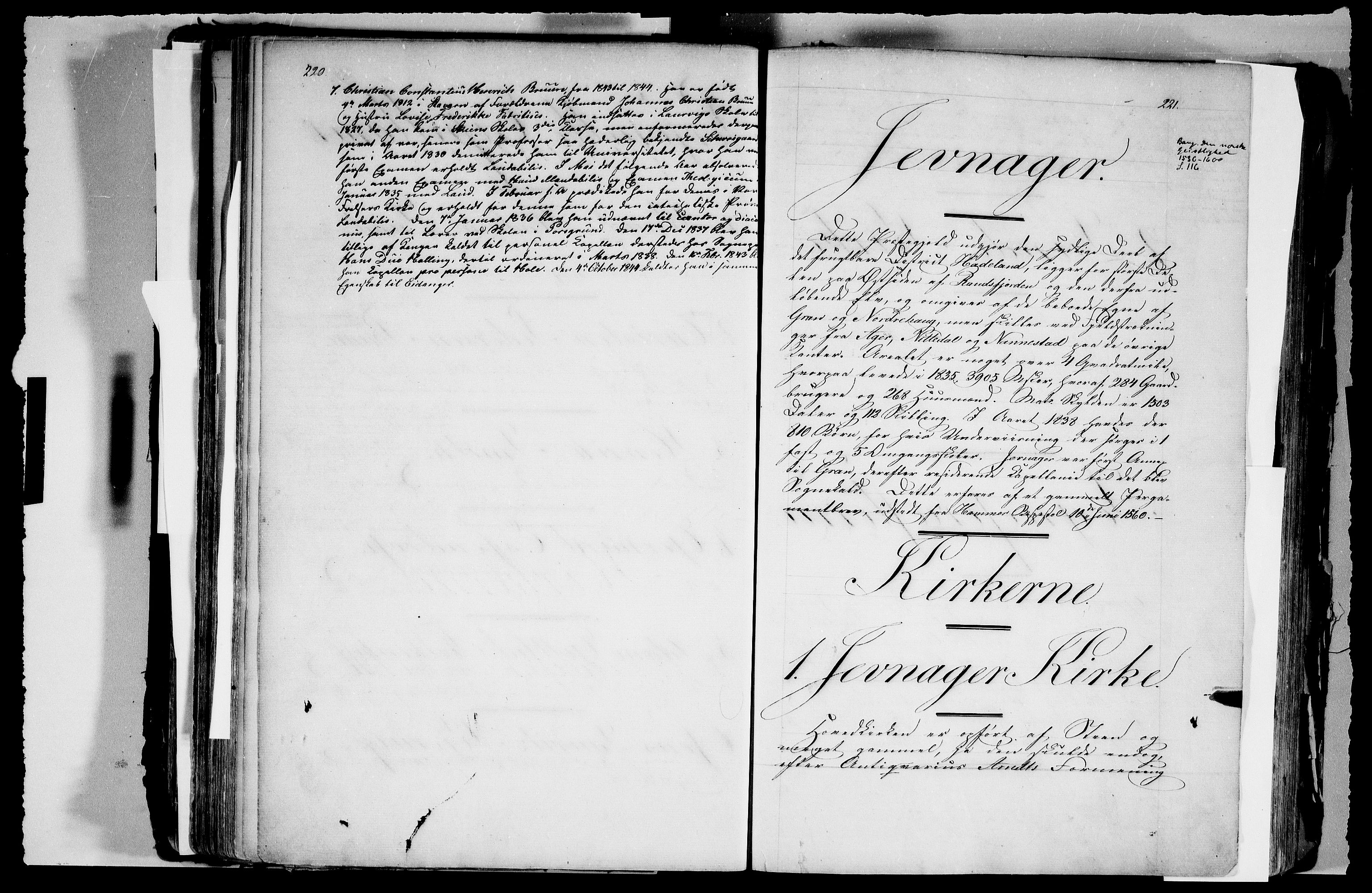 Svendsen, Bastian - etterretninger om geistligheten i Akershus stift, AV/SAO-PAO-0181/D/L0005: Etterretninger del 4, s. 220-221