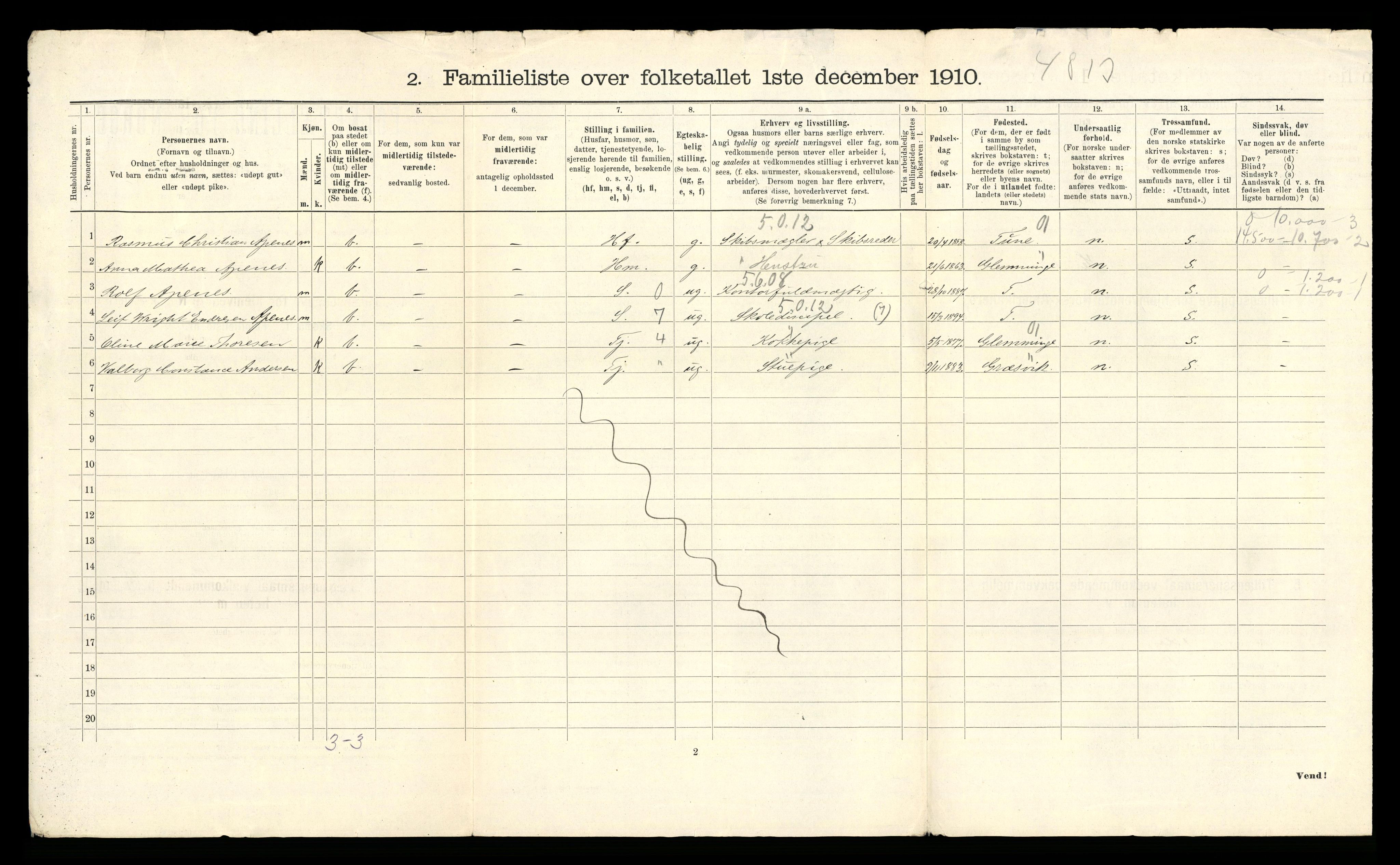 RA, Folketelling 1910 for 0103 Fredrikstad kjøpstad, 1910, s. 3251