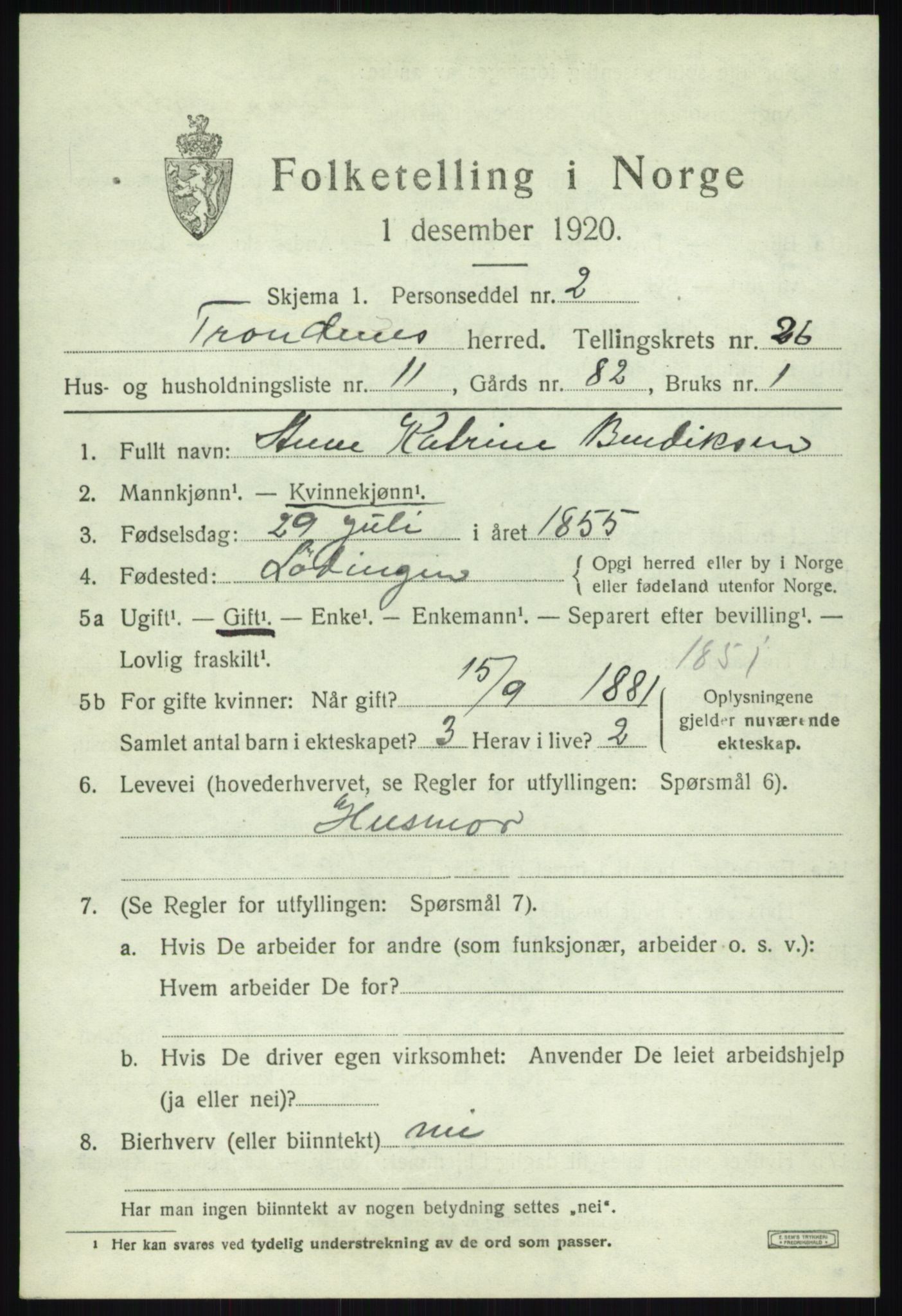 SATØ, Folketelling 1920 for 1914 Trondenes herred, 1920, s. 18980