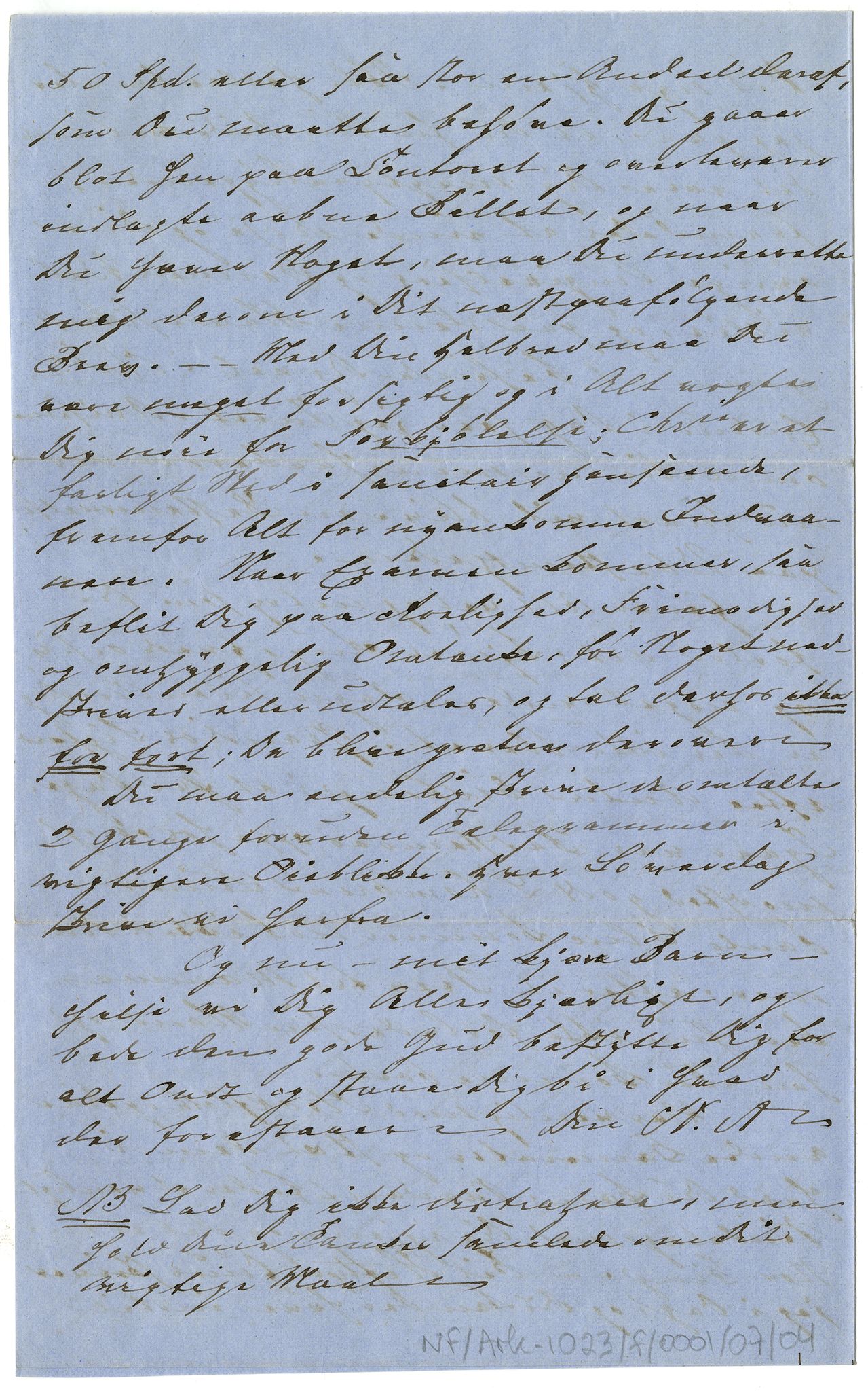 Diderik Maria Aalls brevsamling, NF/Ark-1023/F/L0001: D.M. Aalls brevsamling. A - B, 1738-1889, s. 36