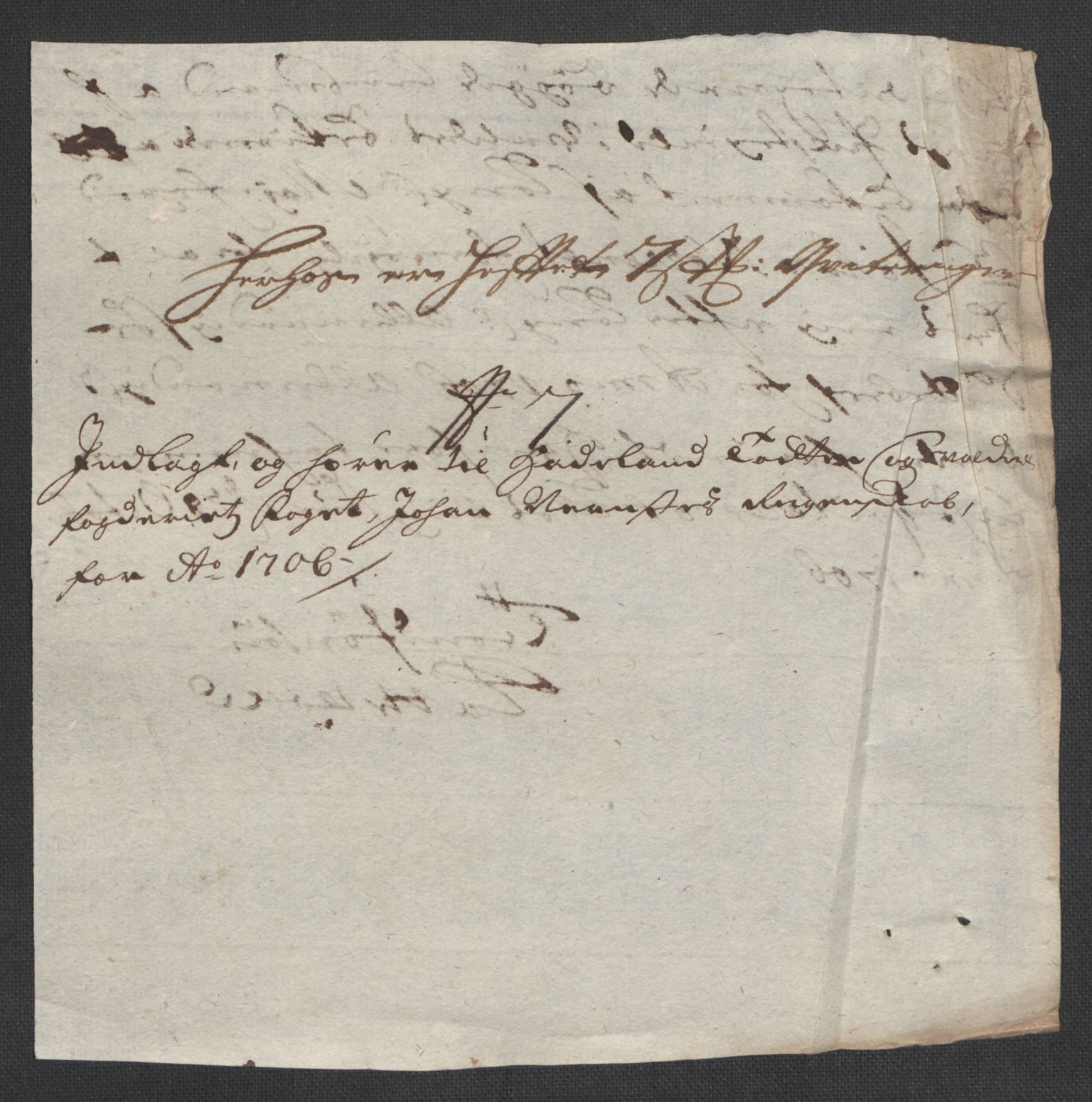 Rentekammeret inntil 1814, Reviderte regnskaper, Fogderegnskap, RA/EA-4092/R18/L1304: Fogderegnskap Hadeland, Toten og Valdres, 1706, s. 290