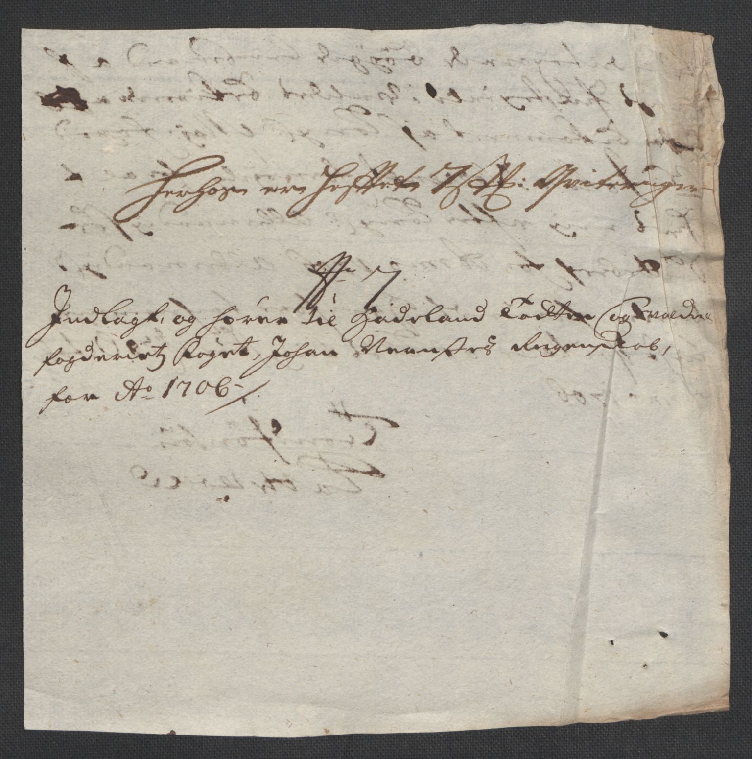 Rentekammeret inntil 1814, Reviderte regnskaper, Fogderegnskap, AV/RA-EA-4092/R18/L1304: Fogderegnskap Hadeland, Toten og Valdres, 1706, s. 290
