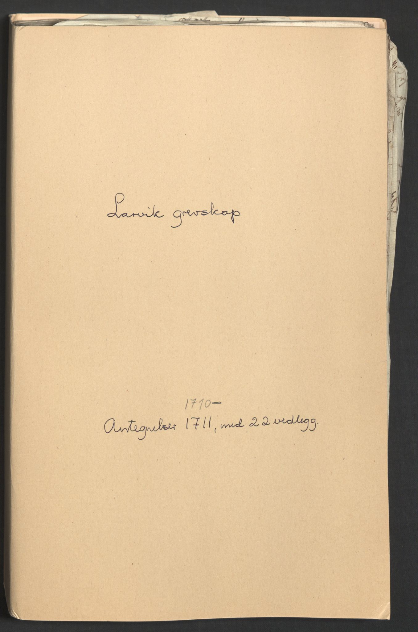 Rentekammeret inntil 1814, Reviderte regnskaper, Fogderegnskap, RA/EA-4092/R33/L1983: Fogderegnskap Larvik grevskap, 1711, s. 240