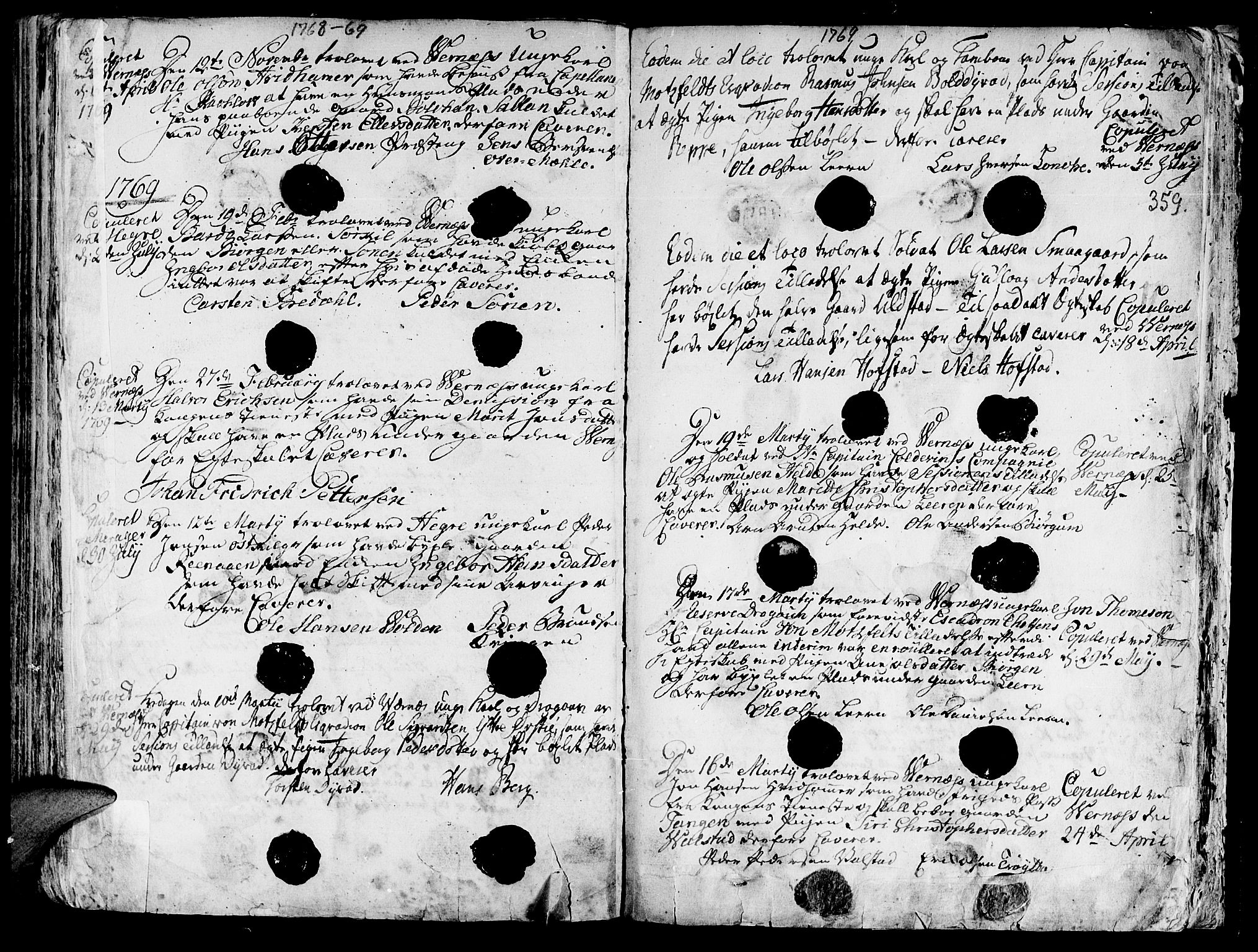 Ministerialprotokoller, klokkerbøker og fødselsregistre - Nord-Trøndelag, AV/SAT-A-1458/709/L0057: Ministerialbok nr. 709A05, 1755-1780, s. 359