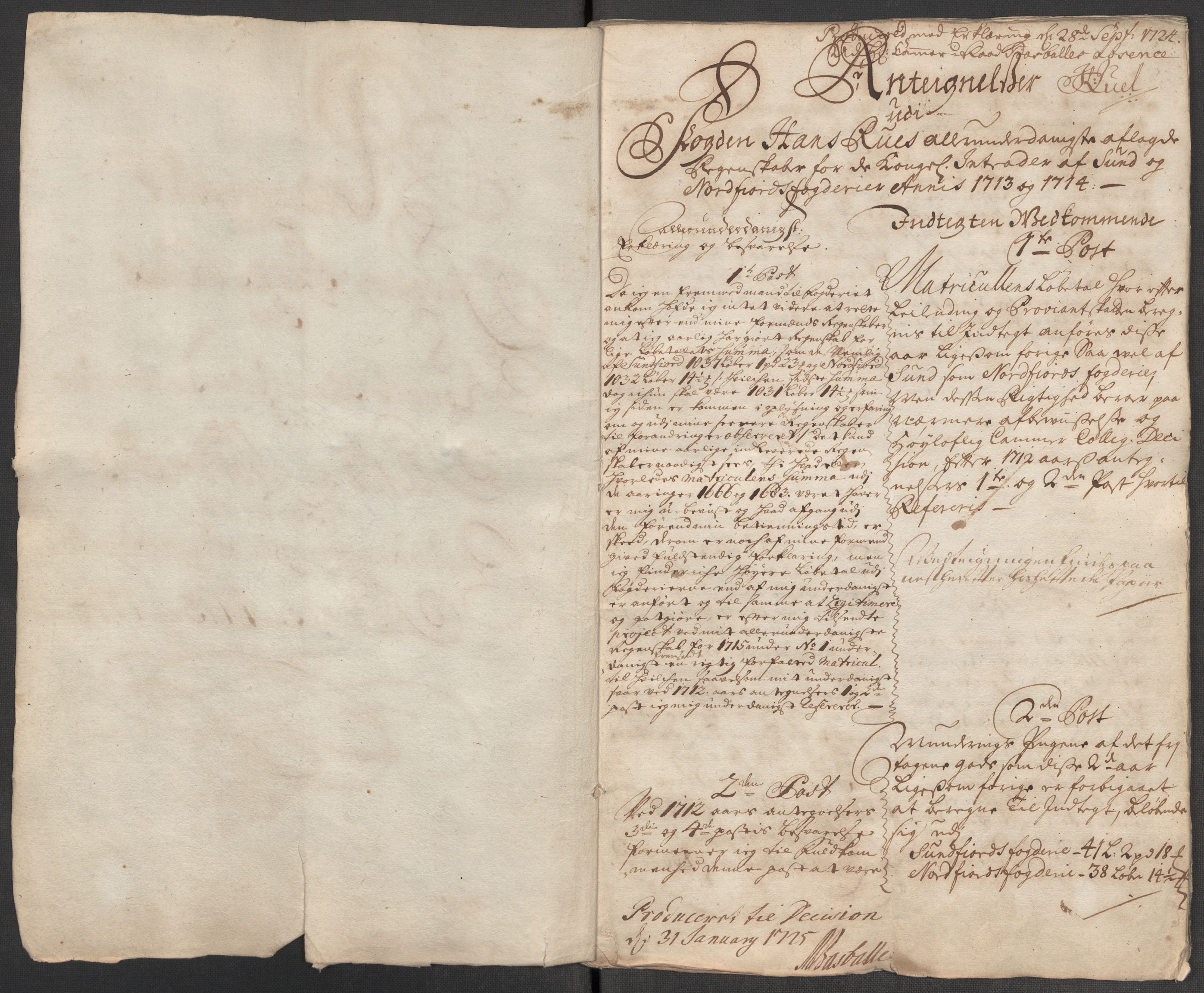 Rentekammeret inntil 1814, Reviderte regnskaper, Fogderegnskap, AV/RA-EA-4092/R53/L3438: Fogderegnskap Sunn- og Nordfjord, 1714, s. 370