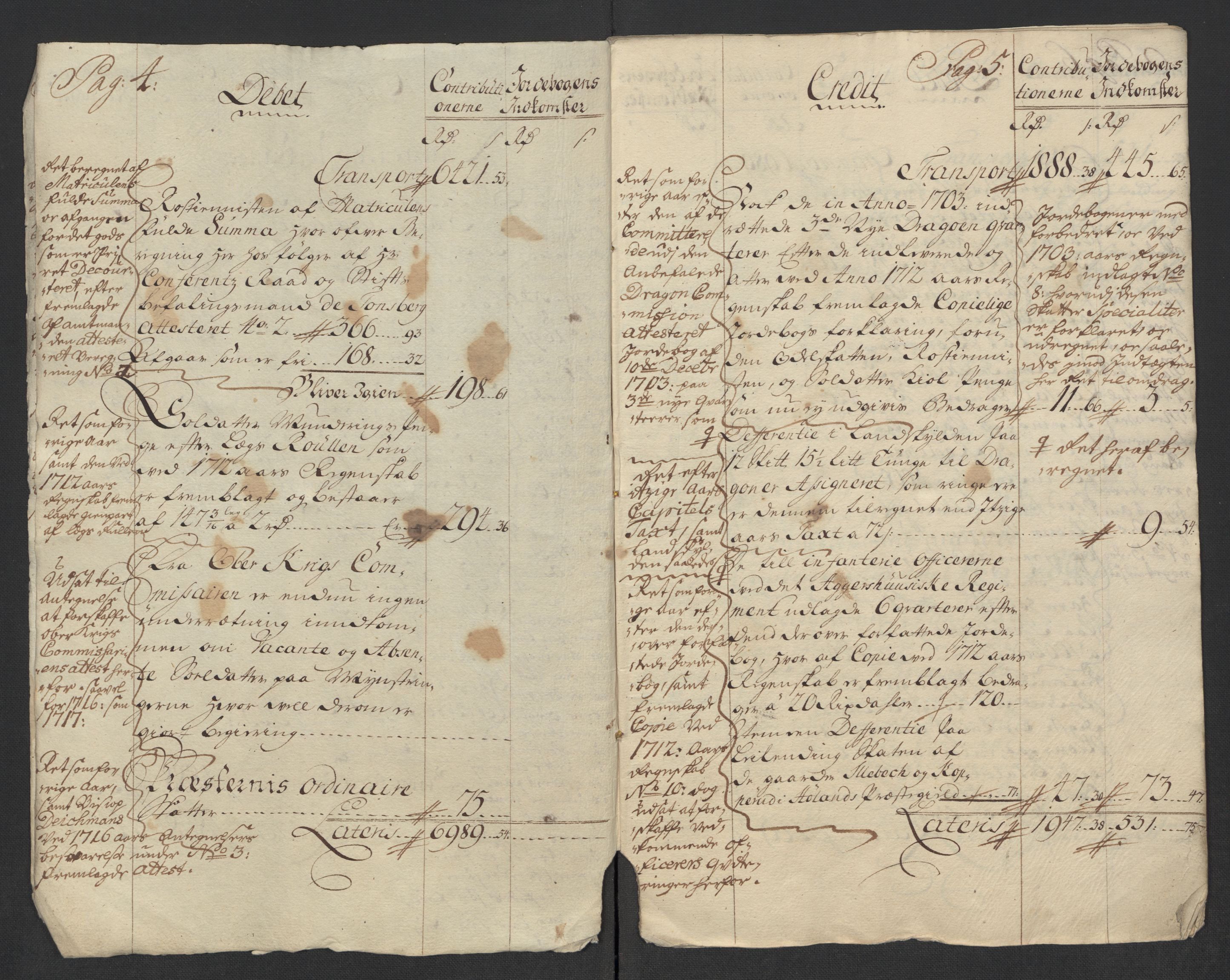 Rentekammeret inntil 1814, Reviderte regnskaper, Fogderegnskap, RA/EA-4092/R11/L0599: Fogderegnskap Nedre Romerike, 1717, s. 5