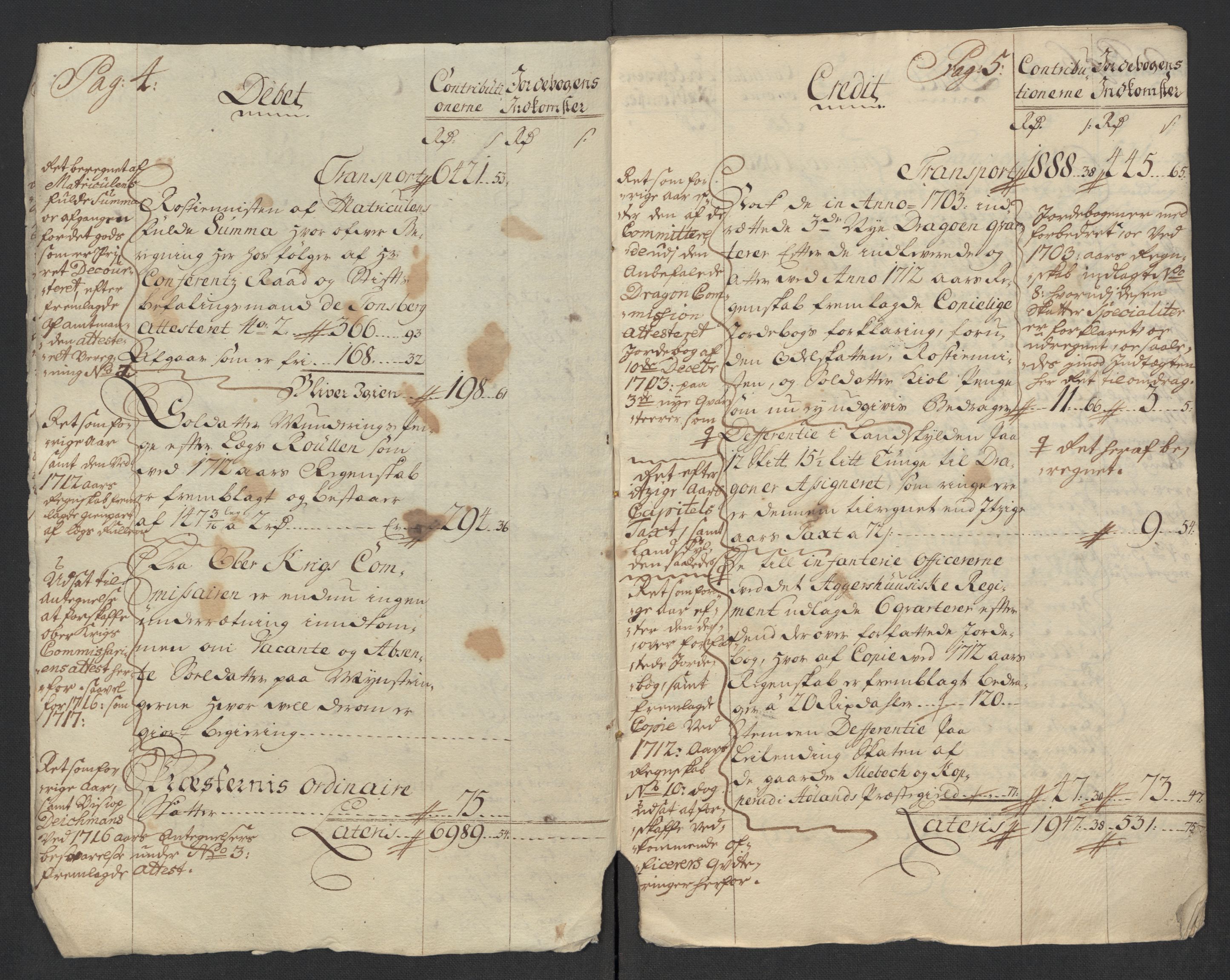 Rentekammeret inntil 1814, Reviderte regnskaper, Fogderegnskap, AV/RA-EA-4092/R11/L0599: Fogderegnskap Nedre Romerike, 1717, s. 5