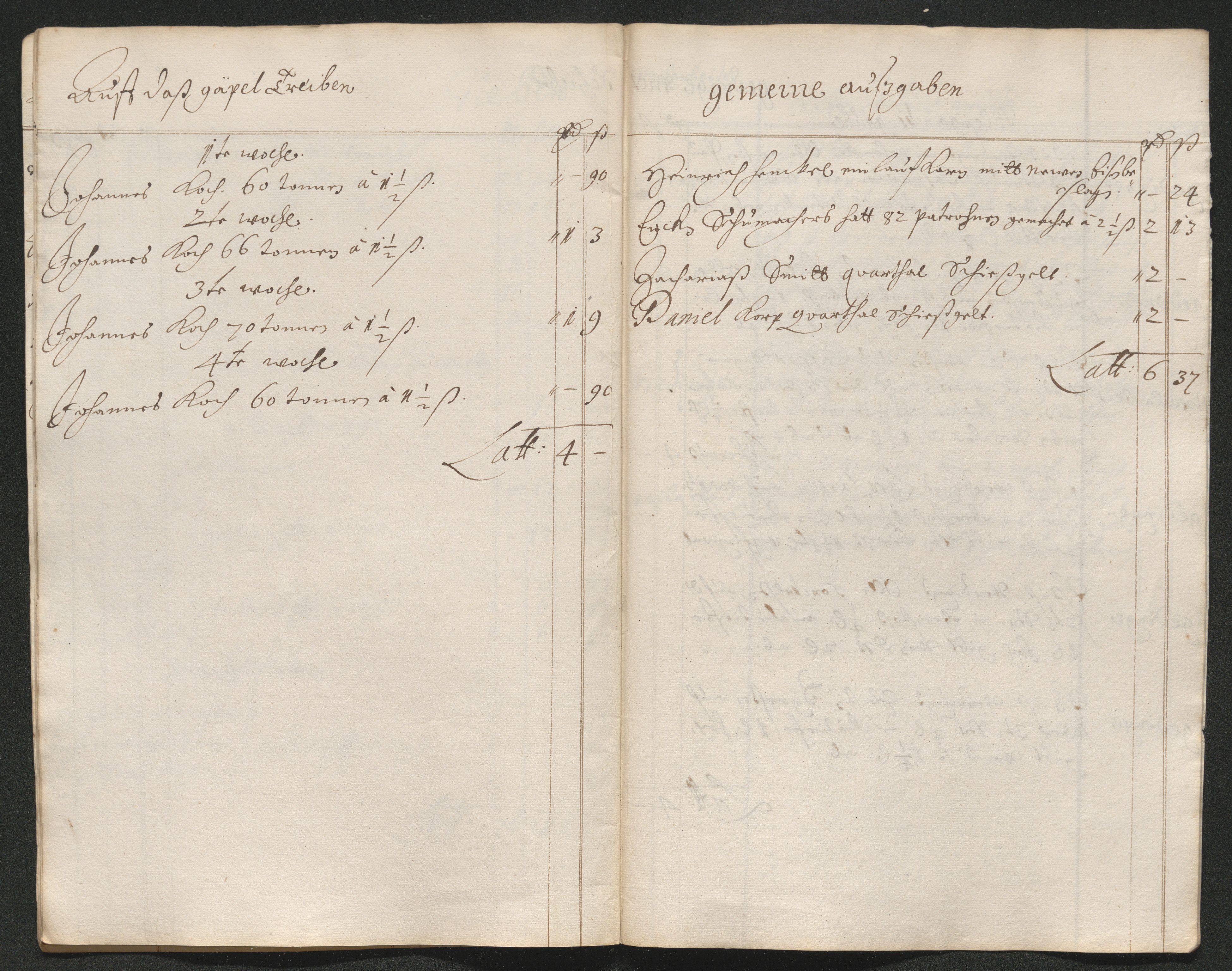 Kongsberg Sølvverk 1623-1816, AV/SAKO-EA-3135/001/D/Dc/Dcd/L0063: Utgiftsregnskap for gruver m.m. , 1687, s. 293