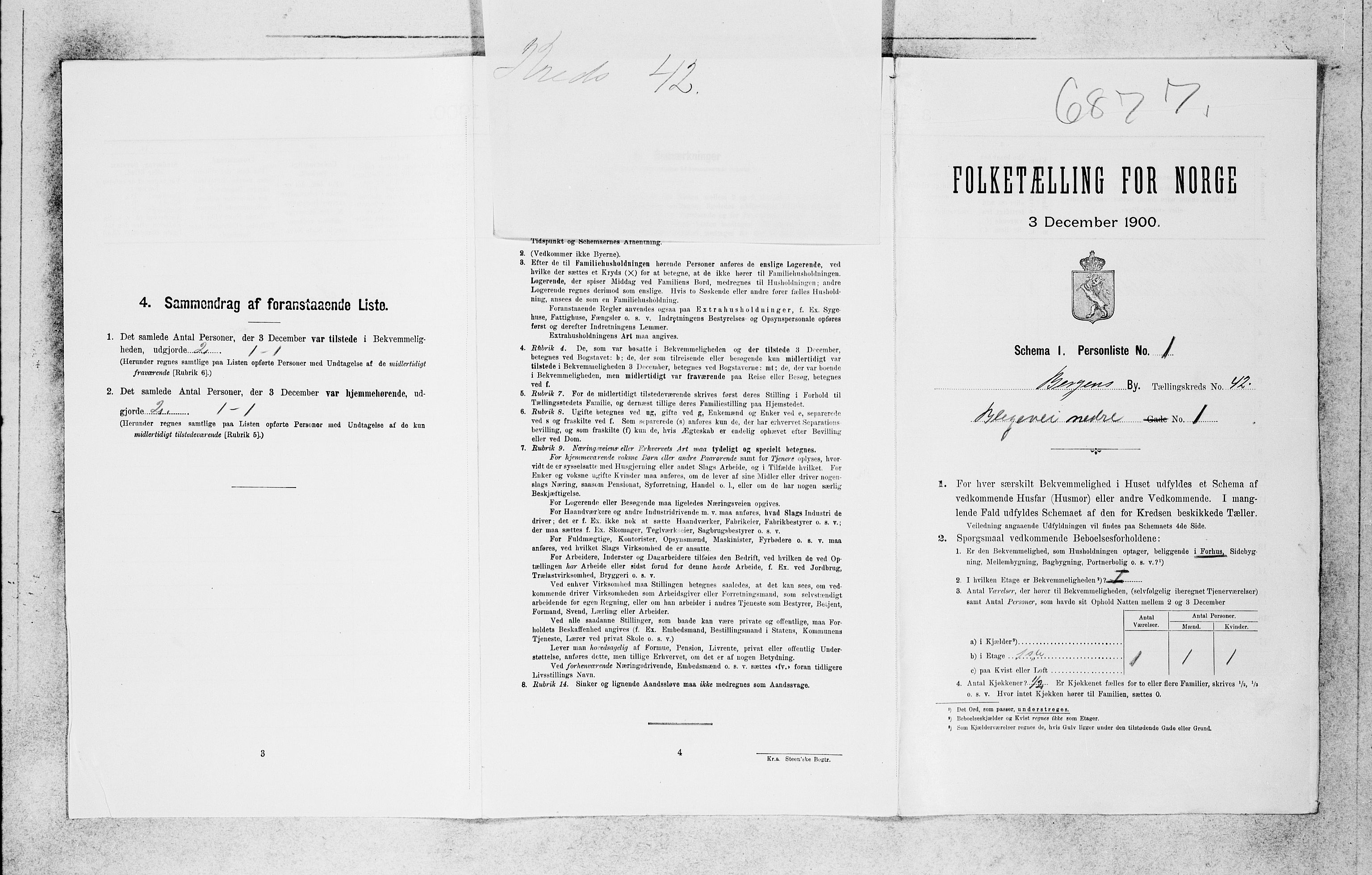 SAB, Folketelling 1900 for 1301 Bergen kjøpstad, 1900, s. 7518