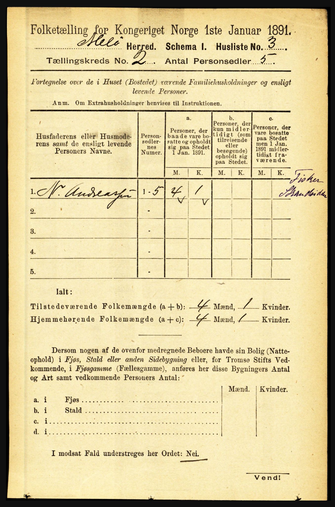 RA, Folketelling 1891 for 1837 Meløy herred, 1891, s. 573