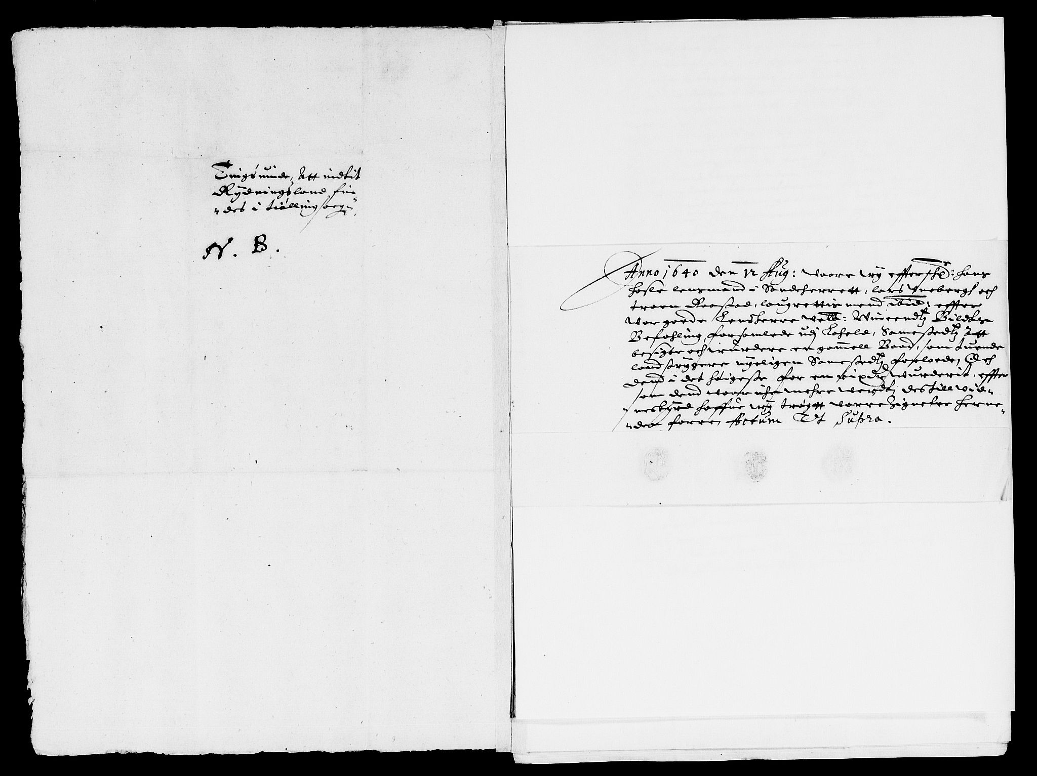 Rentekammeret inntil 1814, Reviderte regnskaper, Lensregnskaper, AV/RA-EA-5023/R/Rb/Rbl/L0007: Brunla len, 1637-1641