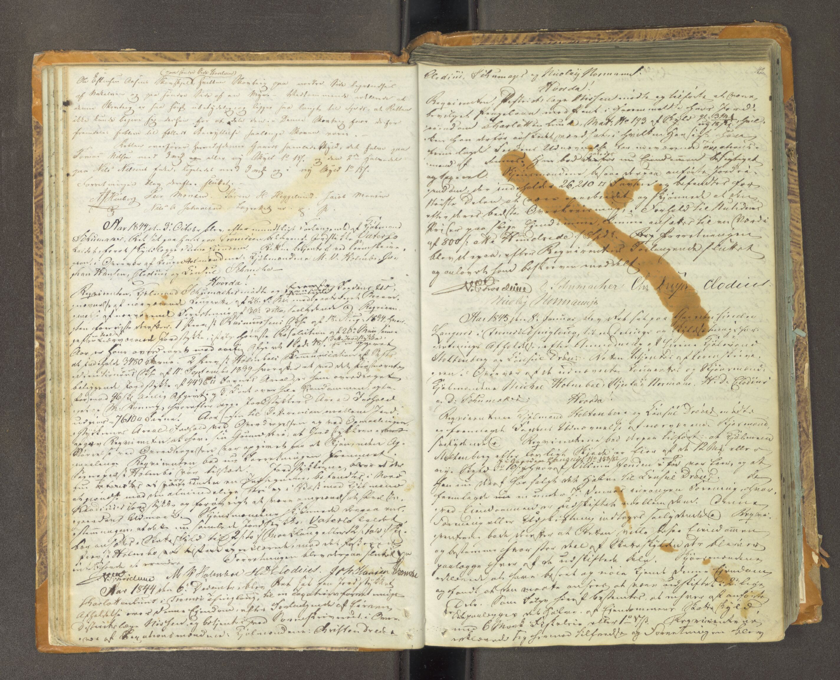 Tromsø sorenskriveri 1855-, AV/SATØ-S-0050/F/Fe/L0123: Ekstrarettsprotokoll med register (dekker også Senja distrikt til 1855), 1841-1865, s. 41b-42a