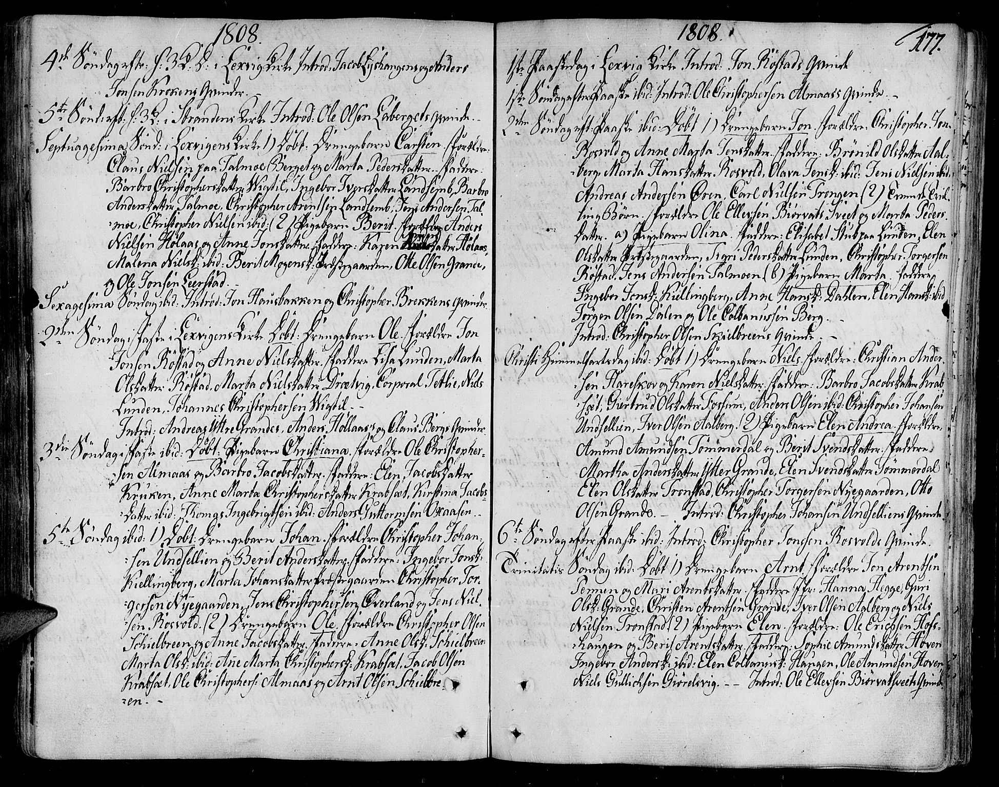 Ministerialprotokoller, klokkerbøker og fødselsregistre - Nord-Trøndelag, AV/SAT-A-1458/701/L0004: Ministerialbok nr. 701A04, 1783-1816, s. 177