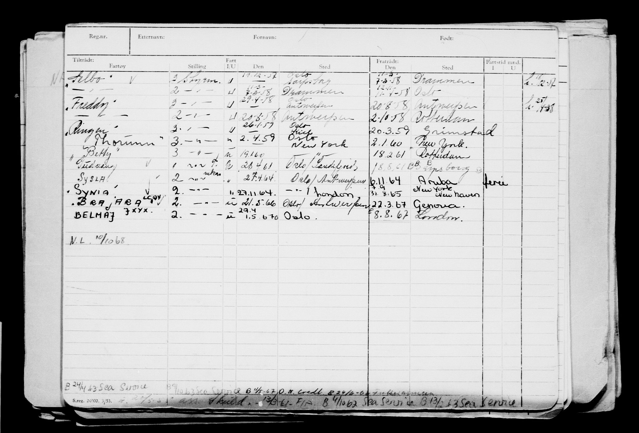 Direktoratet for sjømenn, AV/RA-S-3545/G/Gb/L0118: Hovedkort, 1914, s. 96