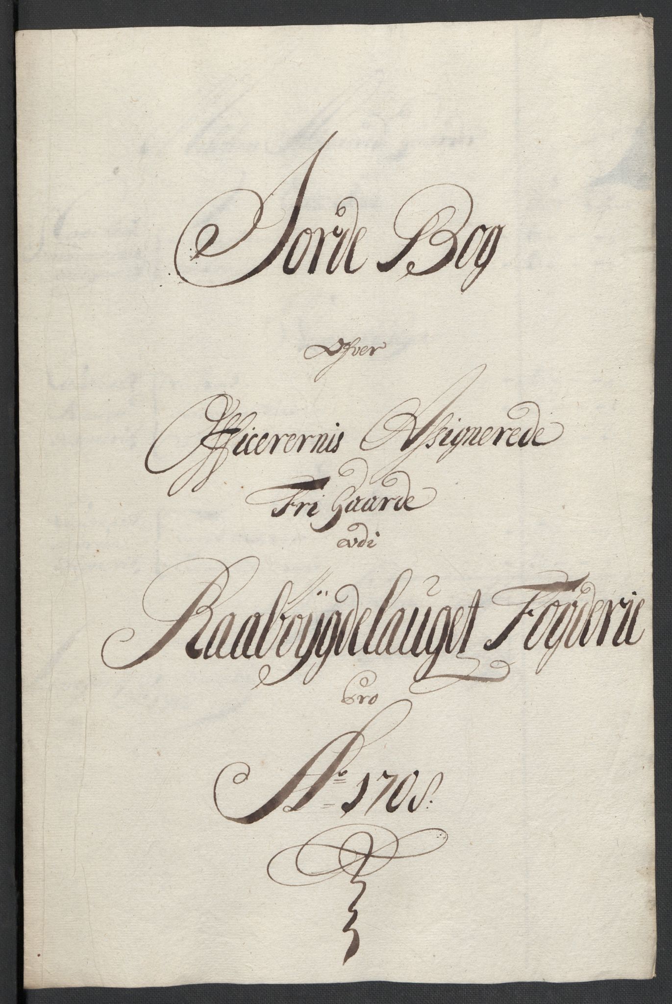Rentekammeret inntil 1814, Reviderte regnskaper, Fogderegnskap, RA/EA-4092/R40/L2448: Fogderegnskap Råbyggelag, 1706-1708, s. 340