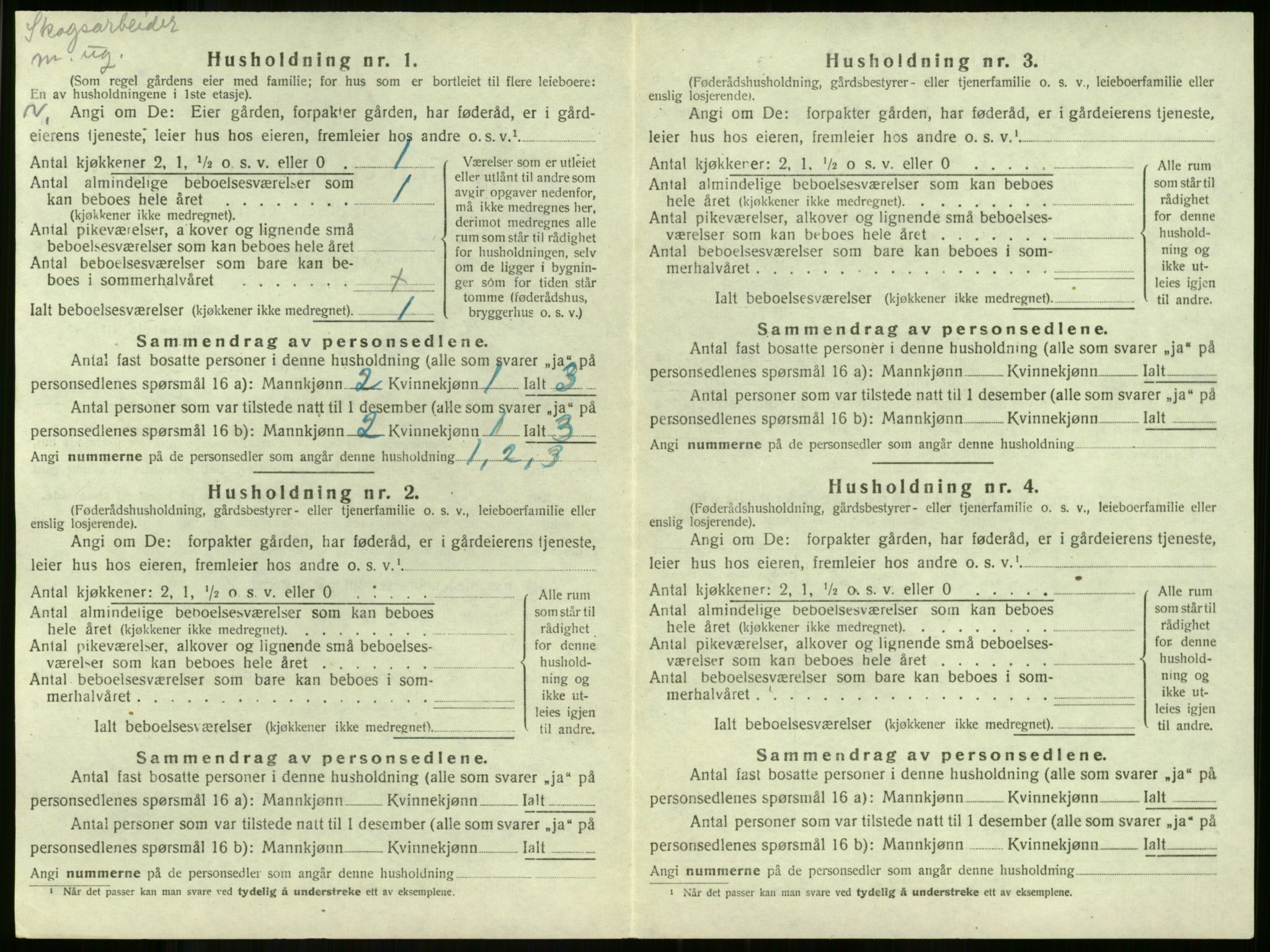 SAKO, Folketelling 1920 for 0719 Andebu herred, 1920, s. 1121