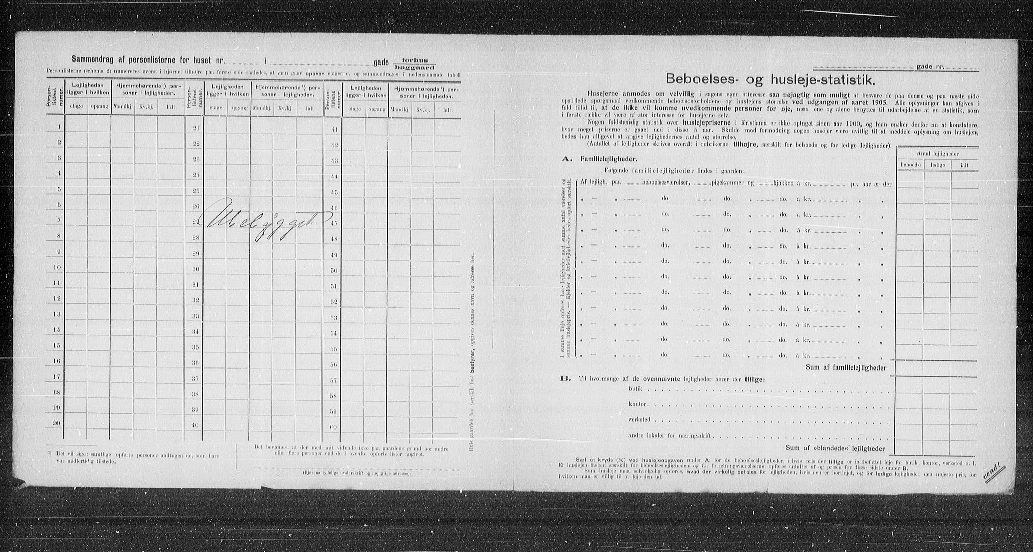 OBA, Kommunal folketelling 31.12.1905 for Kristiania kjøpstad, 1905, s. 62325