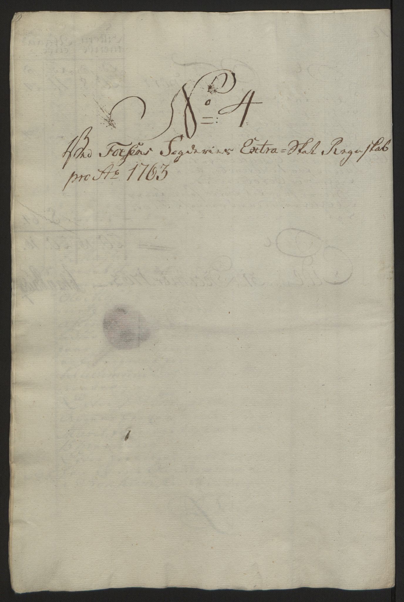 Rentekammeret inntil 1814, Reviderte regnskaper, Fogderegnskap, RA/EA-4092/R57/L3930: Ekstraskatten Fosen, 1762-1763, s. 447
