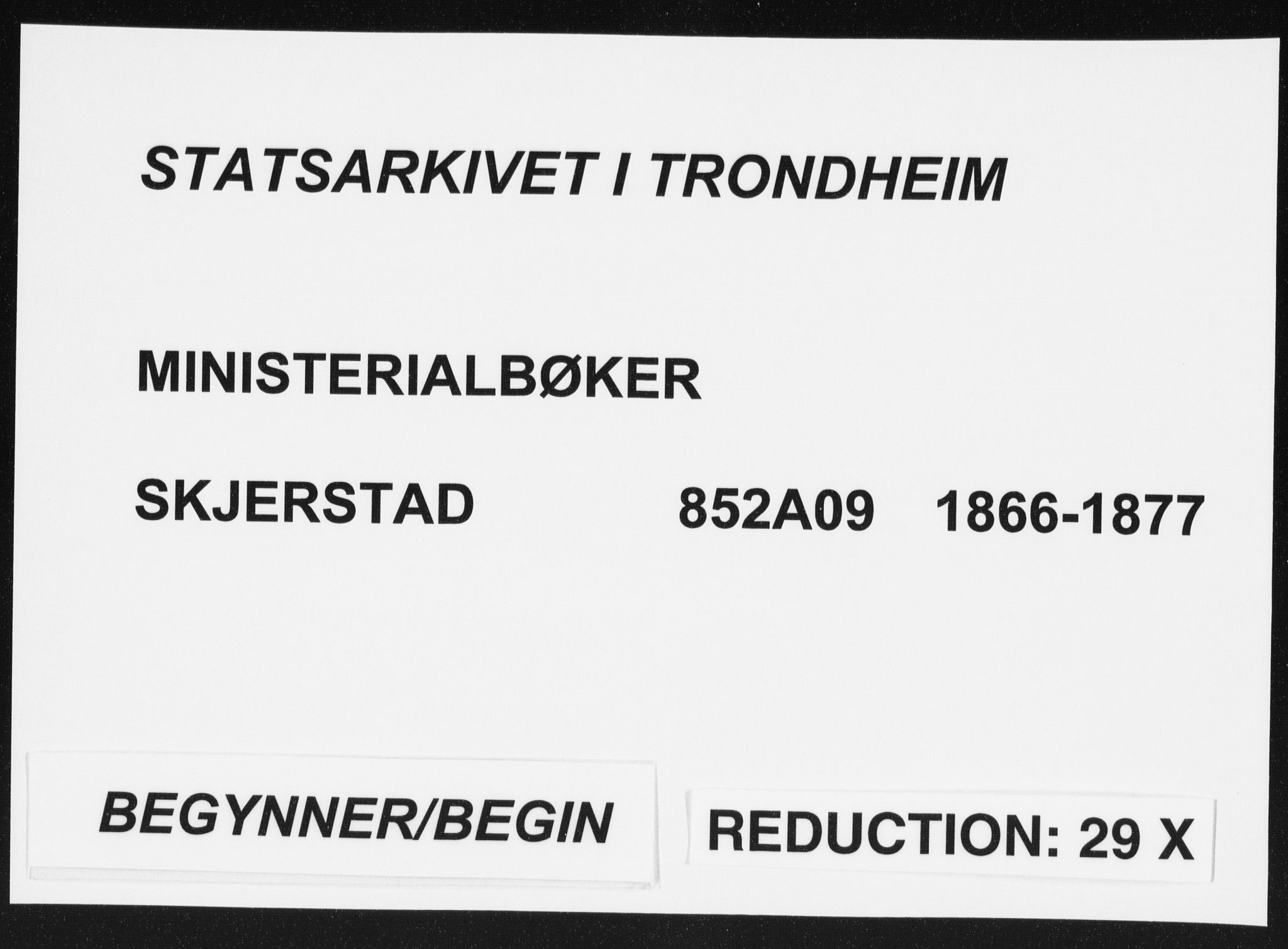 Ministerialprotokoller, klokkerbøker og fødselsregistre - Nordland, SAT/A-1459/852/L0739: Ministerialbok nr. 852A09, 1866-1877