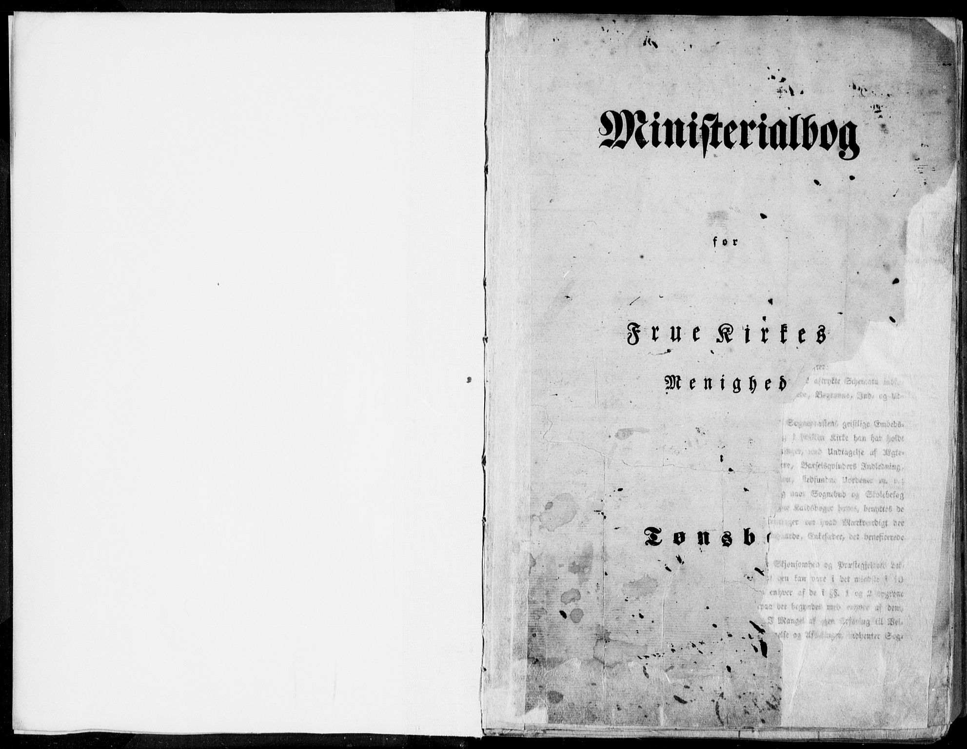 Tønsberg kirkebøker, AV/SAKO-A-330/F/Fa/L0007: Ministerialbok nr. I 7, 1845-1854