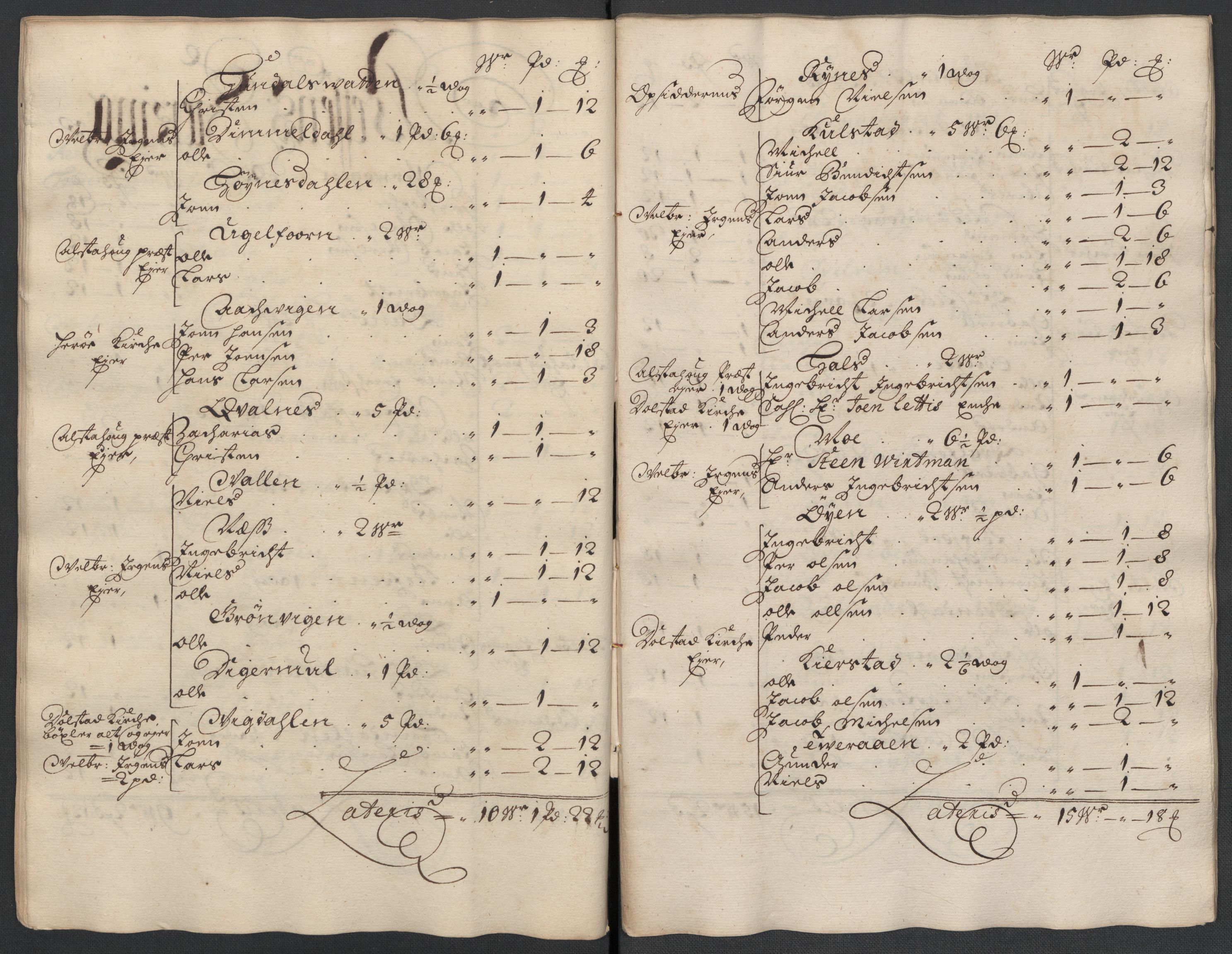 Rentekammeret inntil 1814, Reviderte regnskaper, Fogderegnskap, RA/EA-4092/R65/L4508: Fogderegnskap Helgeland, 1702-1705, s. 44