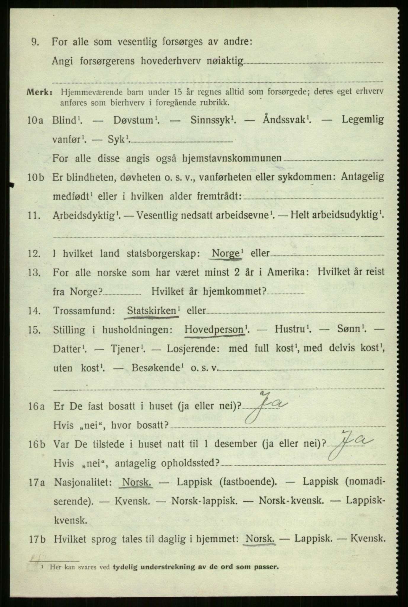 SATØ, Folketelling 1920 for 1929 Berg herred, 1920, s. 2703