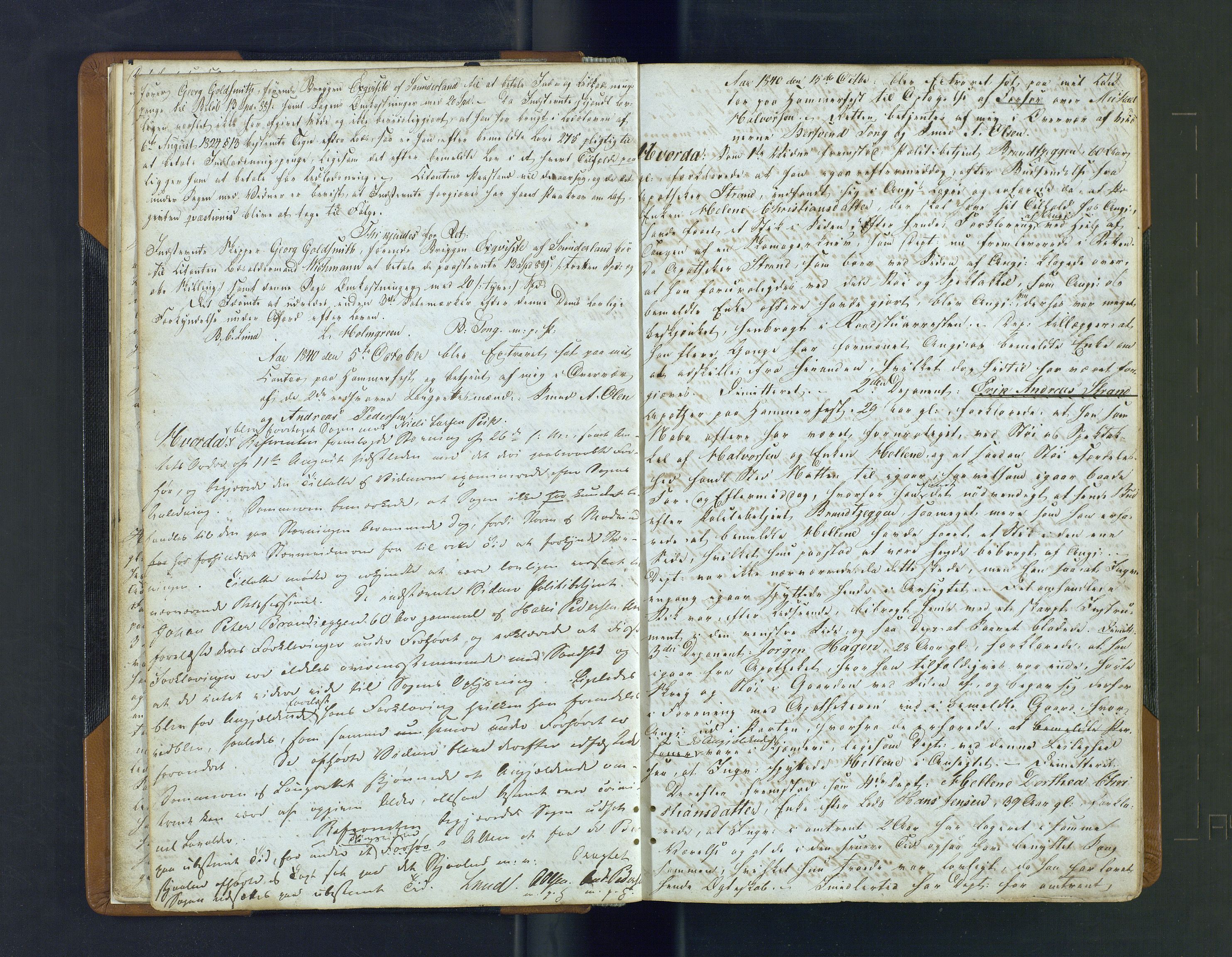 Hammerfest fogderi/sorenskriveri, AV/SATØ-S-0056/1/J/Ja/Jab/L0181: Ekstrarettsprotokoller, 1840-1846, s. 18-19