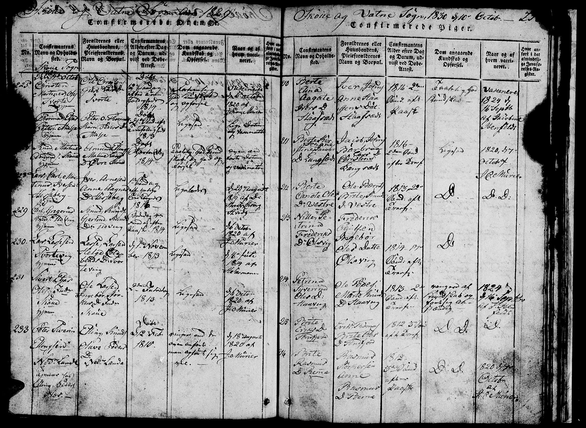 Ministerialprotokoller, klokkerbøker og fødselsregistre - Møre og Romsdal, AV/SAT-A-1454/524/L0360: Klokkerbok nr. 524C01, 1816-1830, s. 256